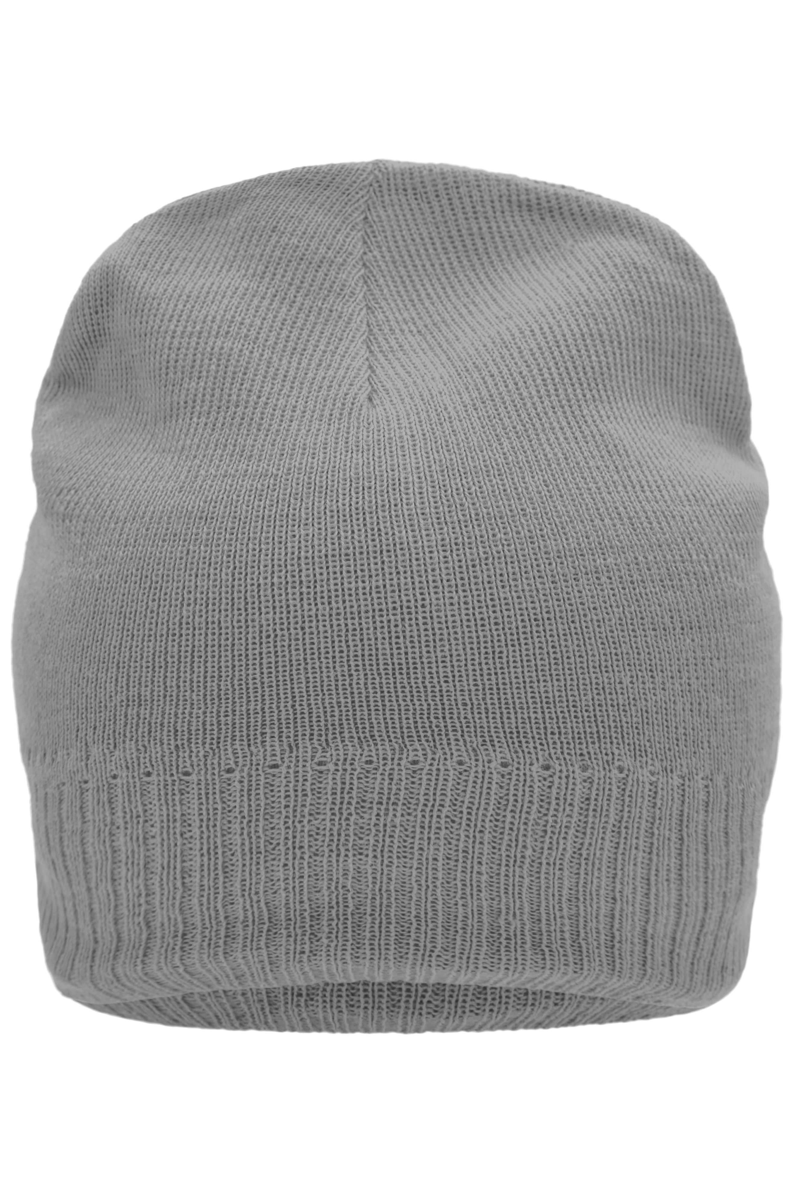 Knitted Beanie with Fleece Inset