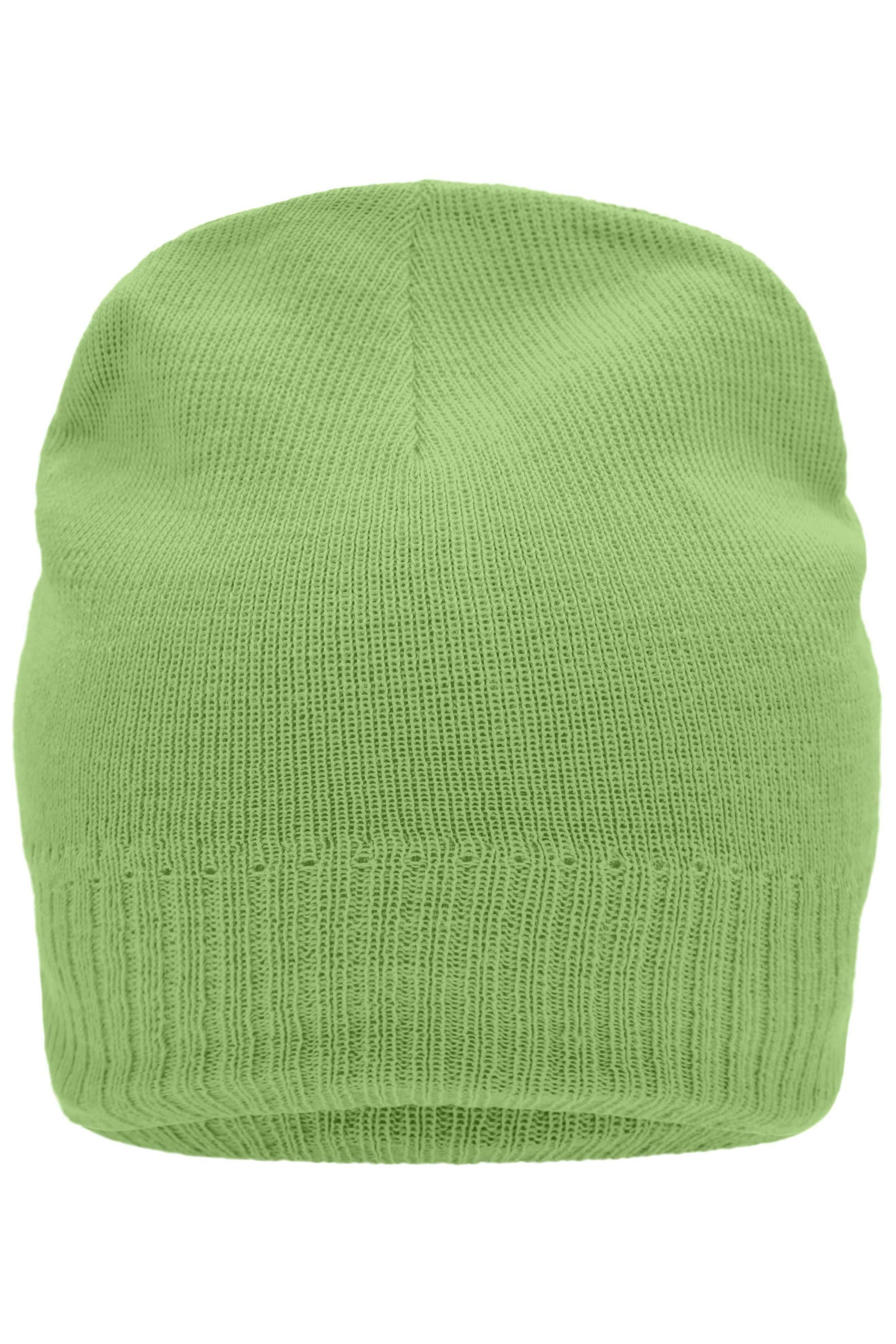 Knitted Beanie with Fleece Inset