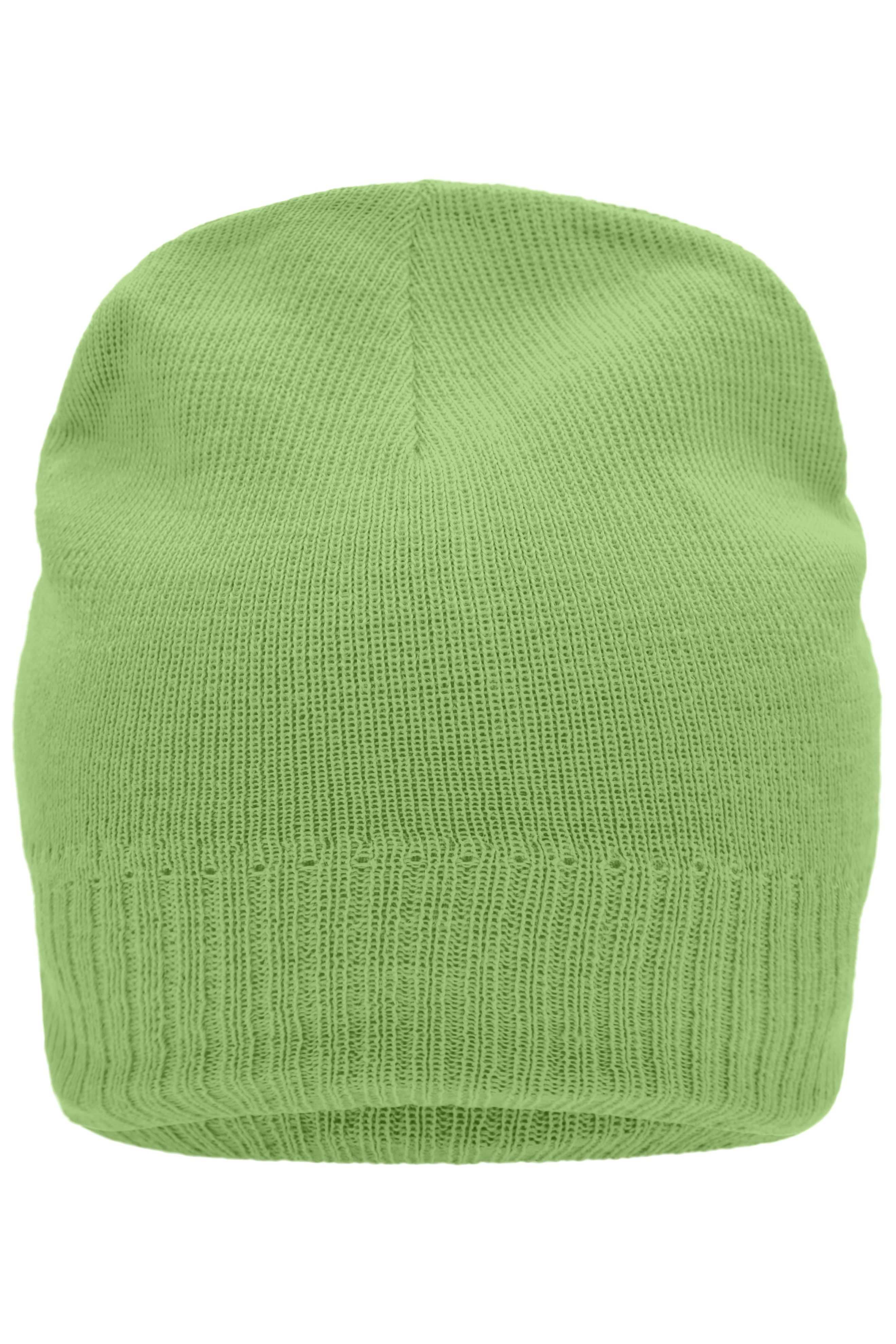 Knitted Beanie with Fleece Inset