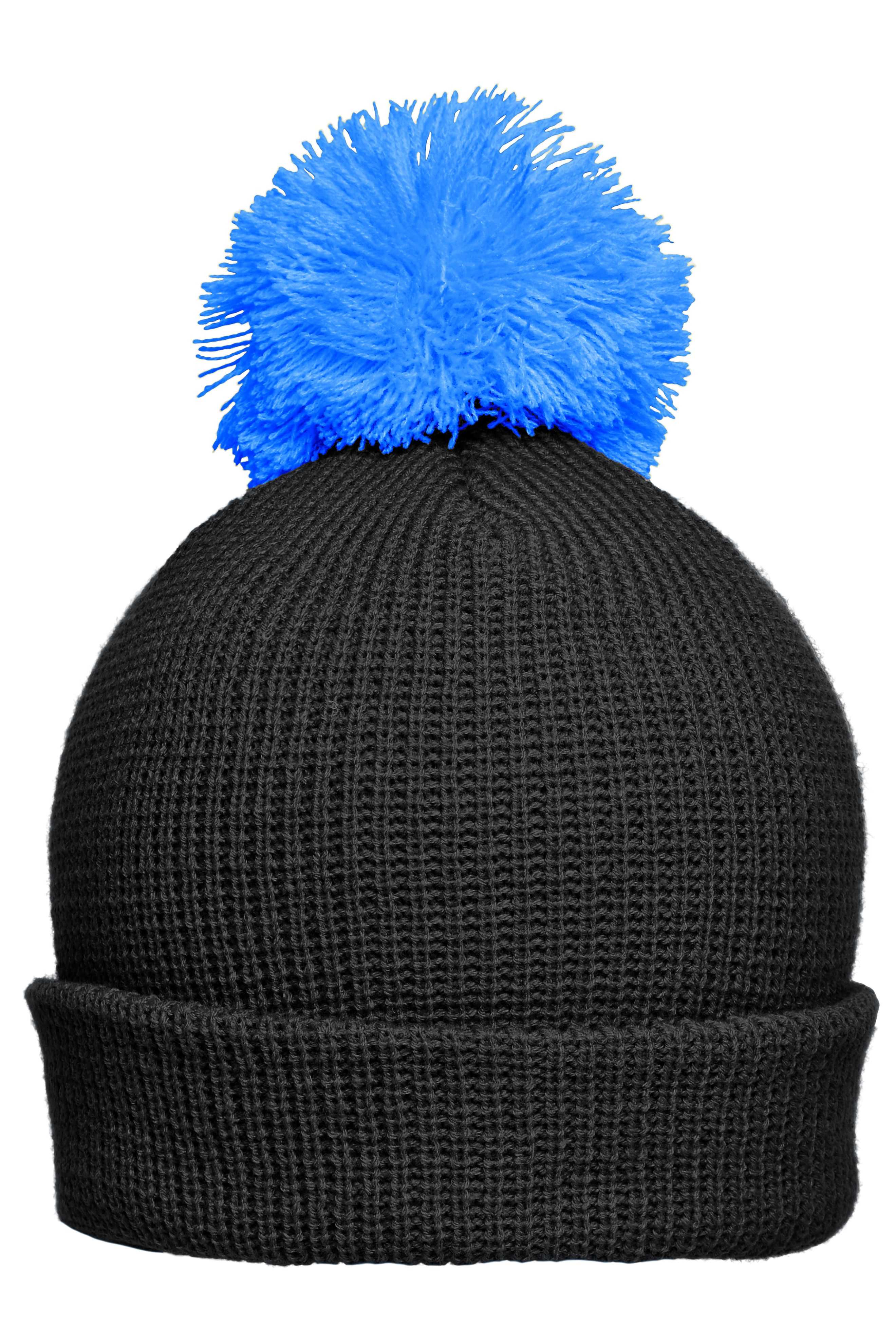 Pompon Hat with Brim