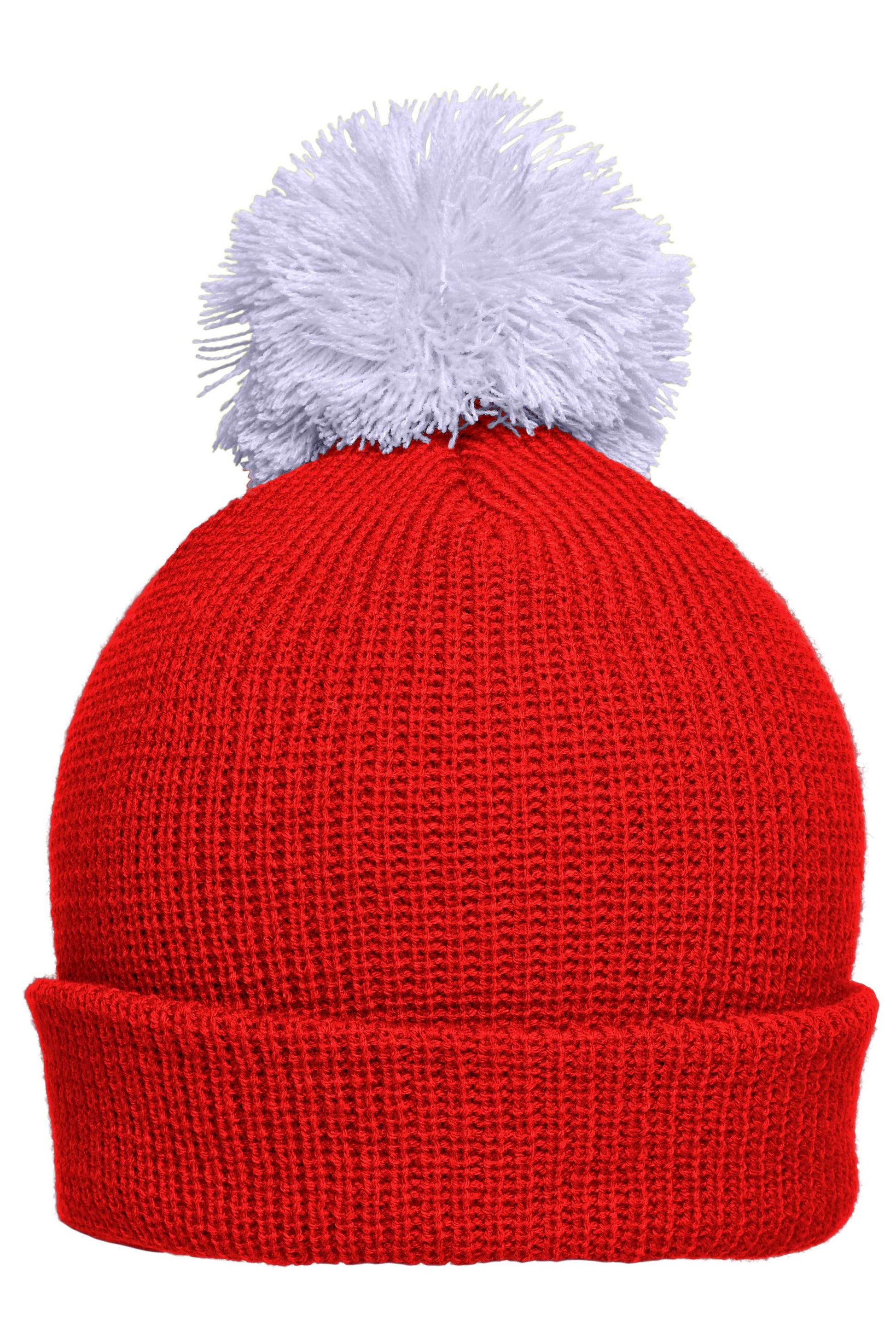 Pompon Hat with Brim