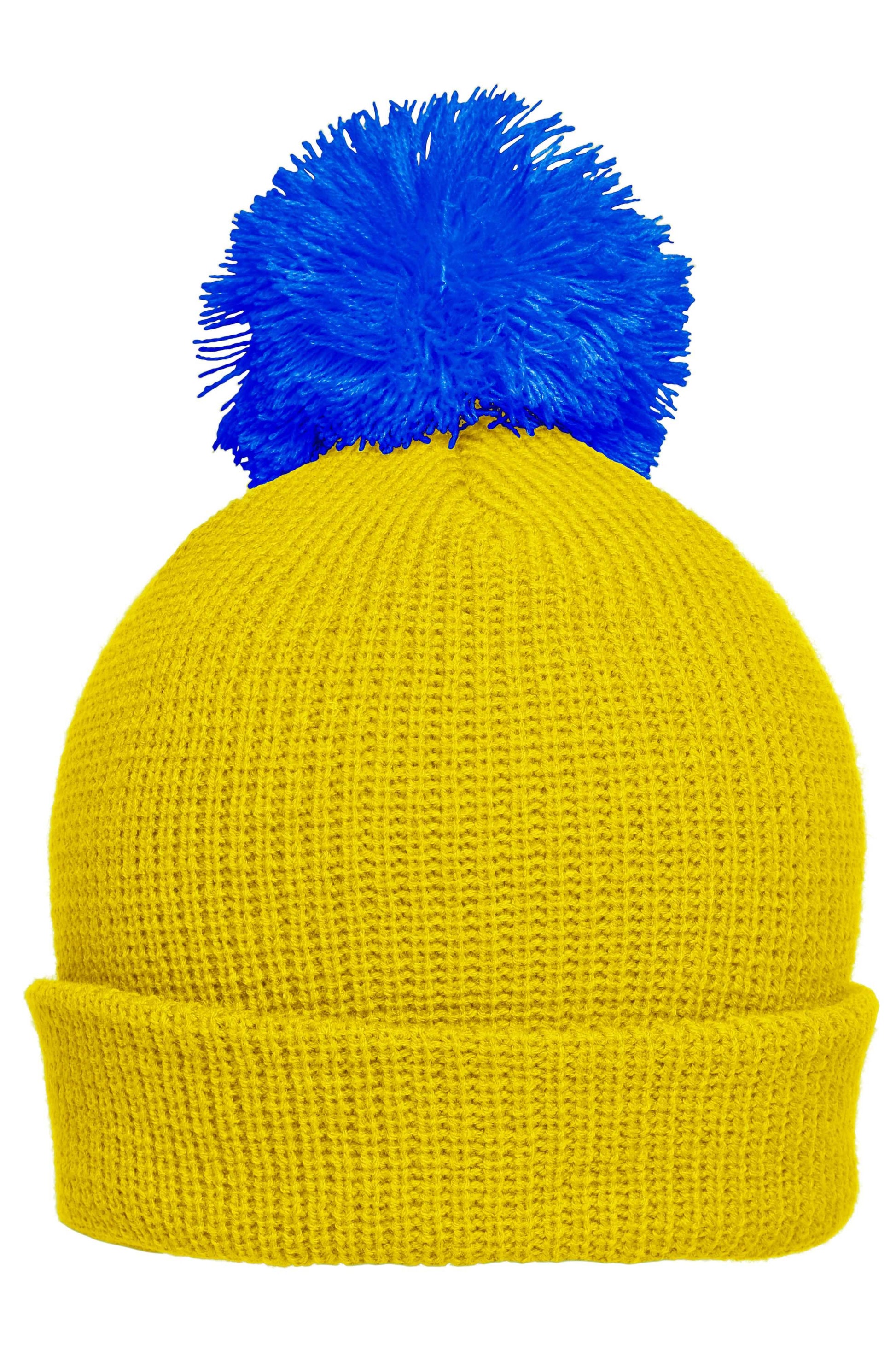 Pompon Hat with Brim