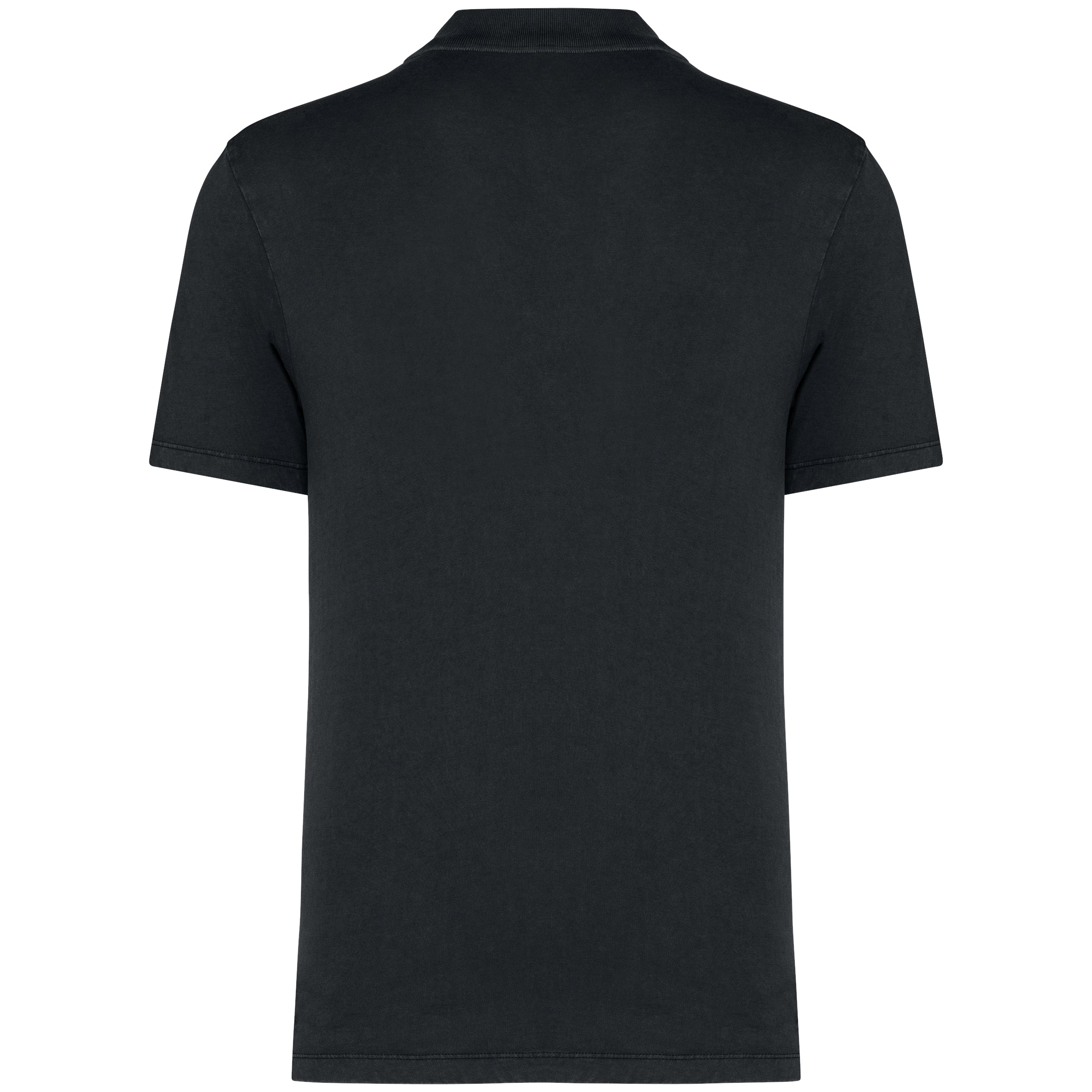 Ecologische verwassen herenpolo van jersey