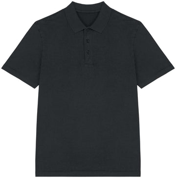 Ecologische verwassen herenpolo van jersey