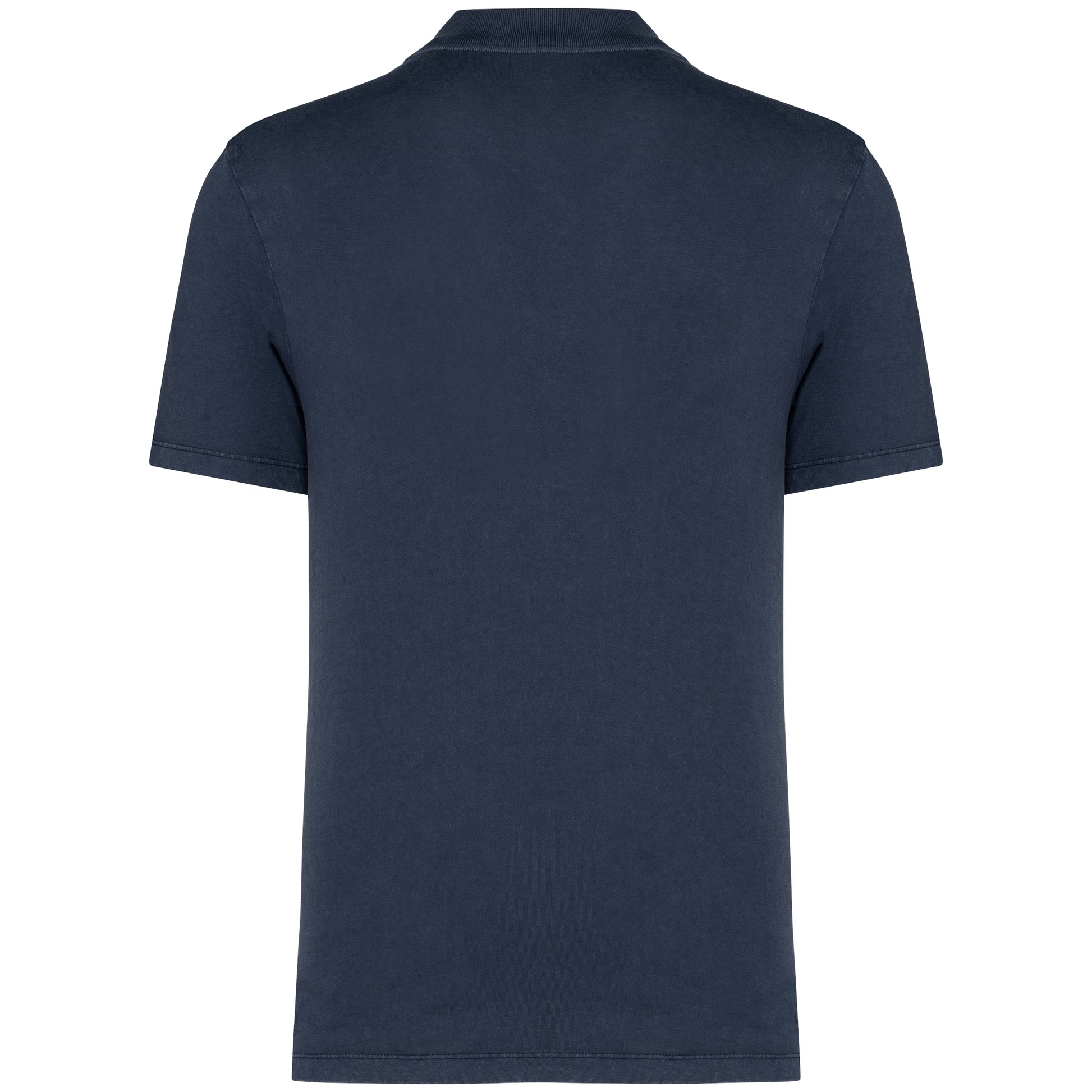 Ecologische verwassen herenpolo van jersey