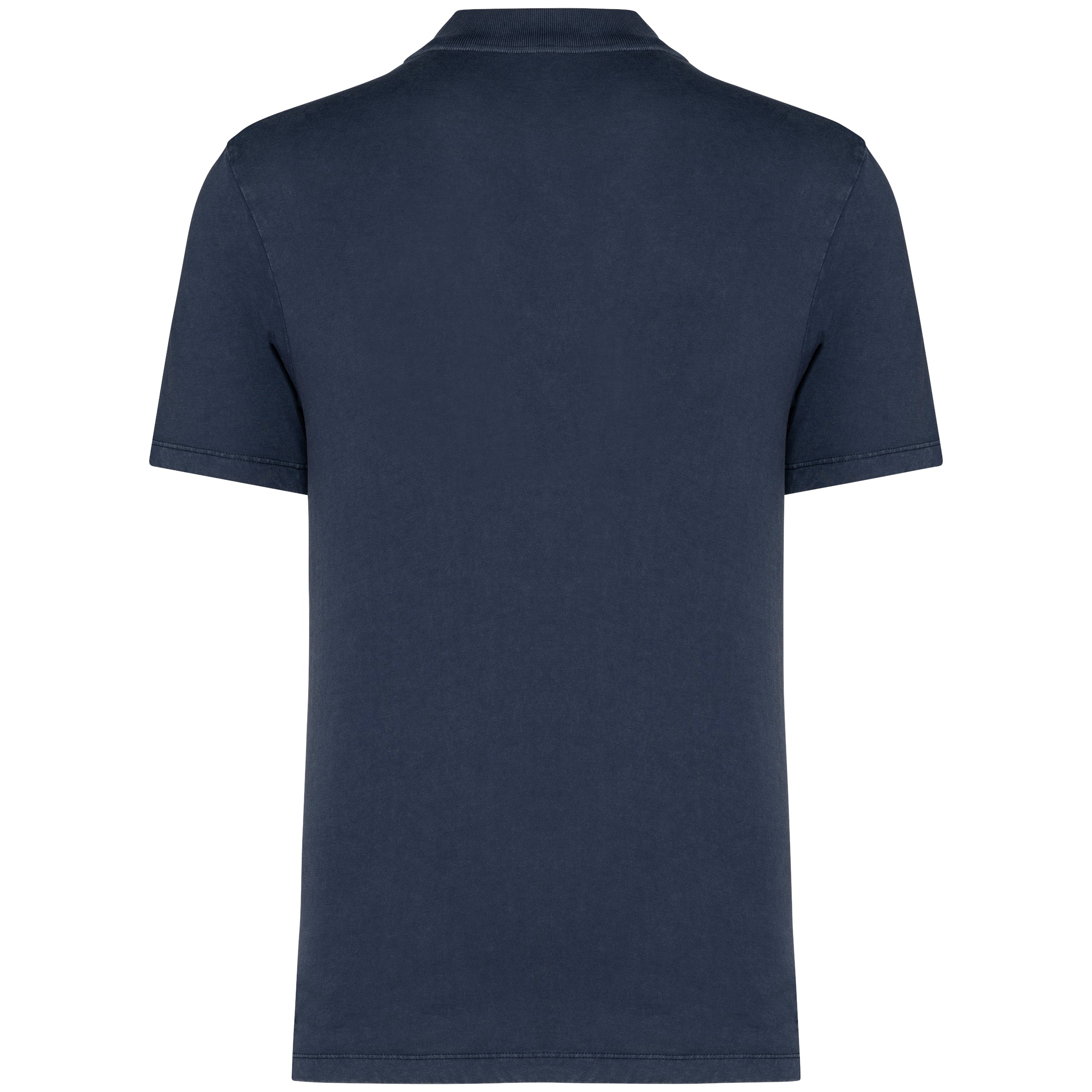 Ecologische verwassen herenpolo van jersey