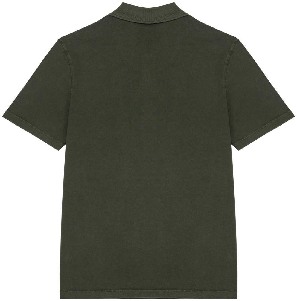 Ecologische verwassen herenpolo van jersey