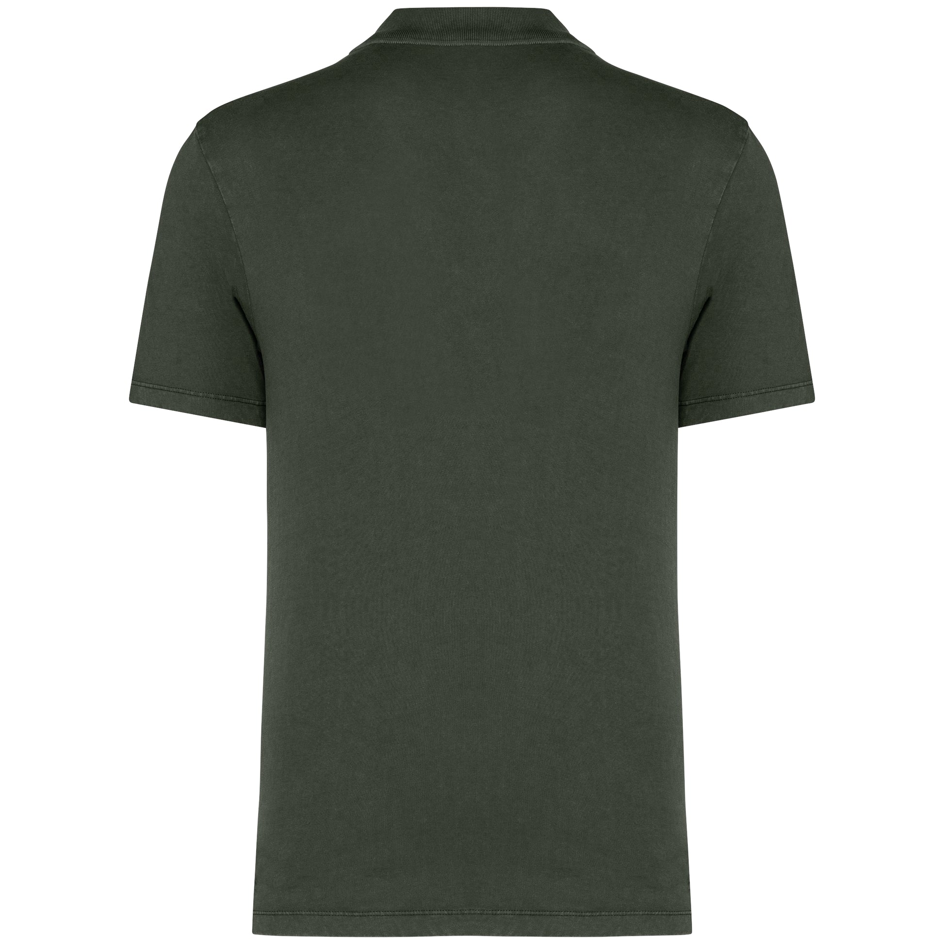 Ecologische verwassen herenpolo van jersey