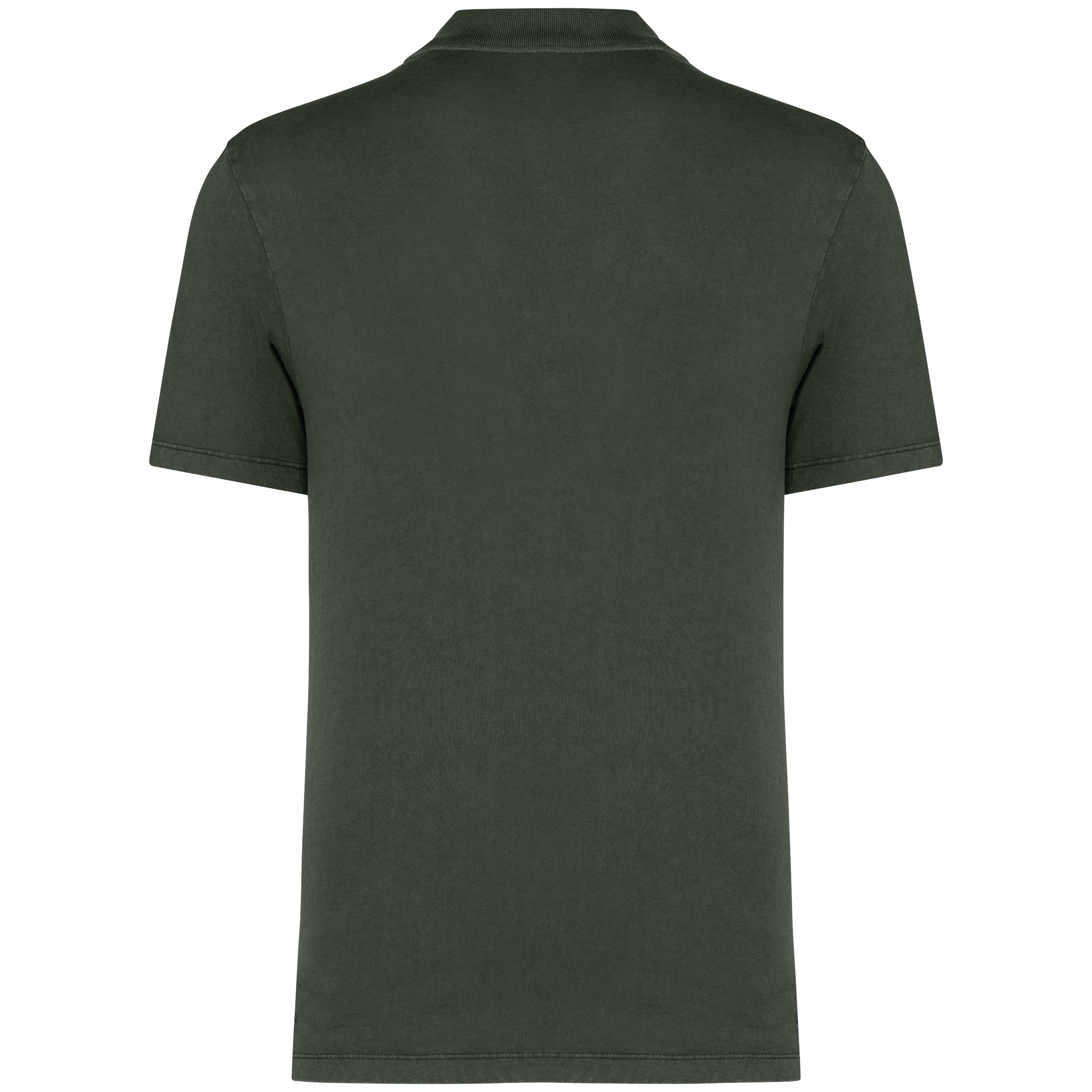 Ecologische verwassen herenpolo van jersey