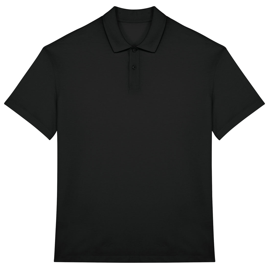 Ecologische herenpolo van piquétricot met afhangende schouders