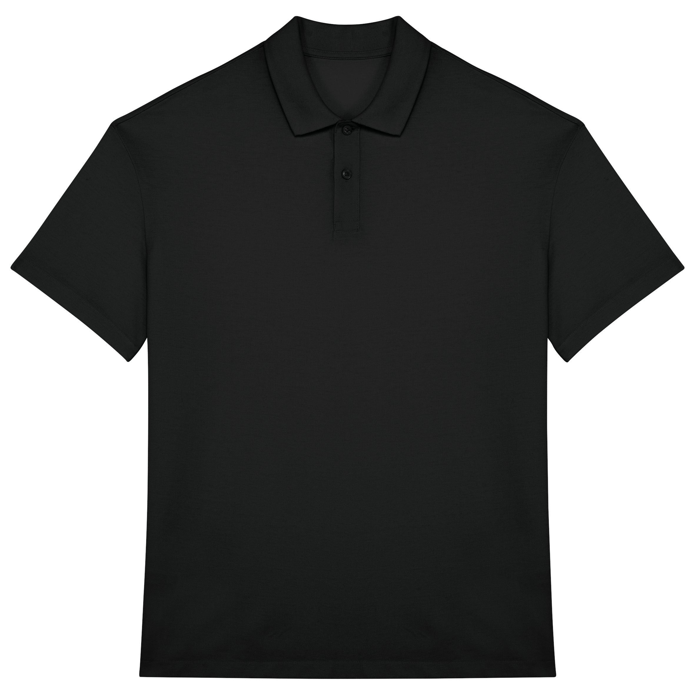 Ecologische herenpolo van piquétricot met afhangende schouders