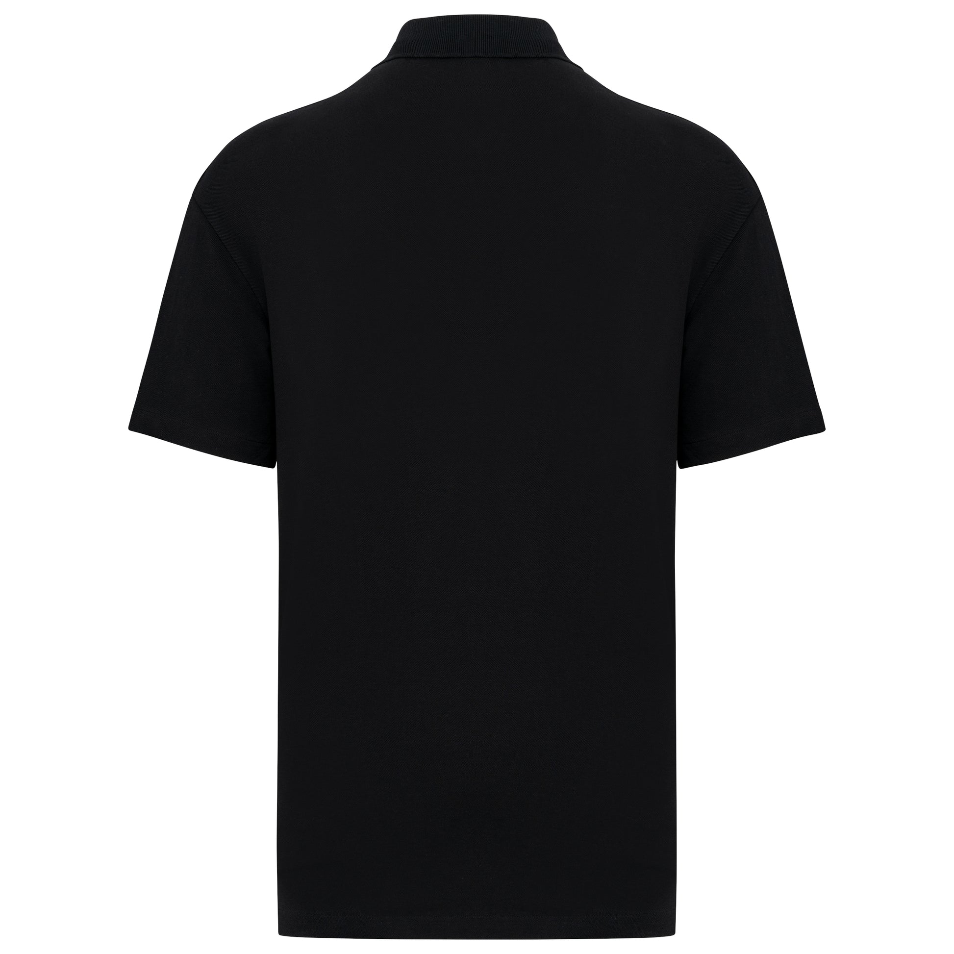 Ecologische herenpolo van piquétricot met afhangende schouders