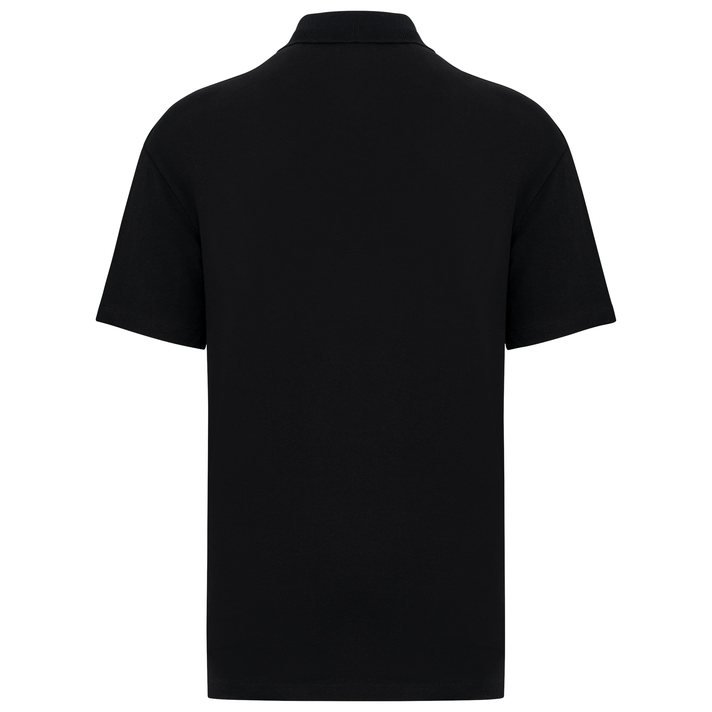 Ecologische herenpolo van piquétricot met afhangende schouders