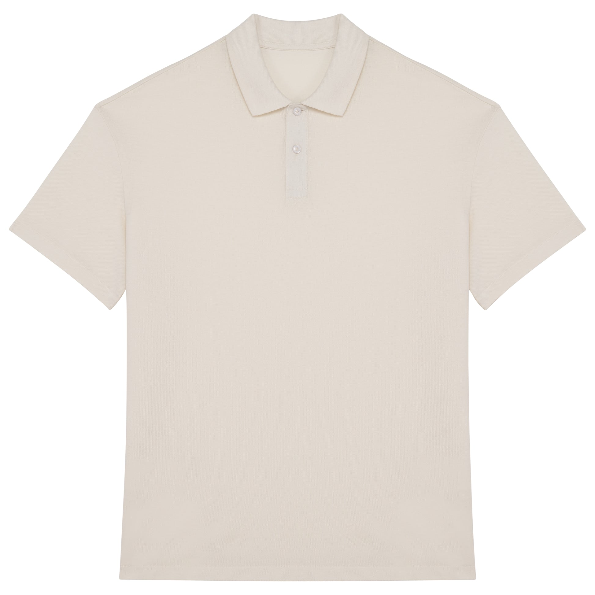Ecologische herenpolo van piquétricot met afhangende schouders