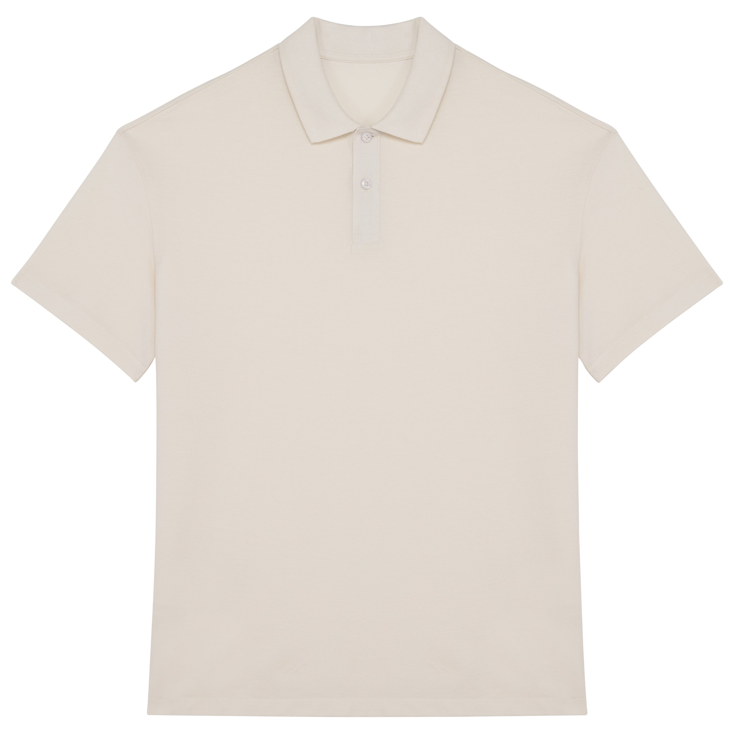 Ecologische herenpolo van piquétricot met afhangende schouders