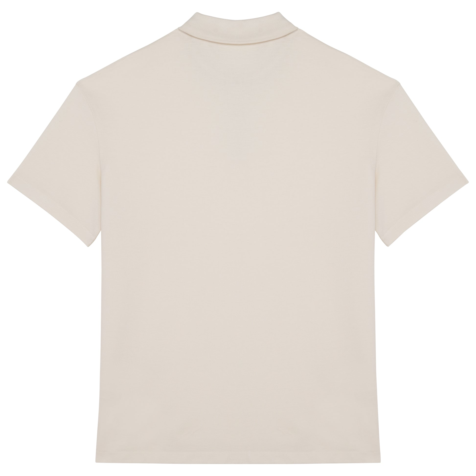 Ecologische herenpolo van piquétricot met afhangende schouders