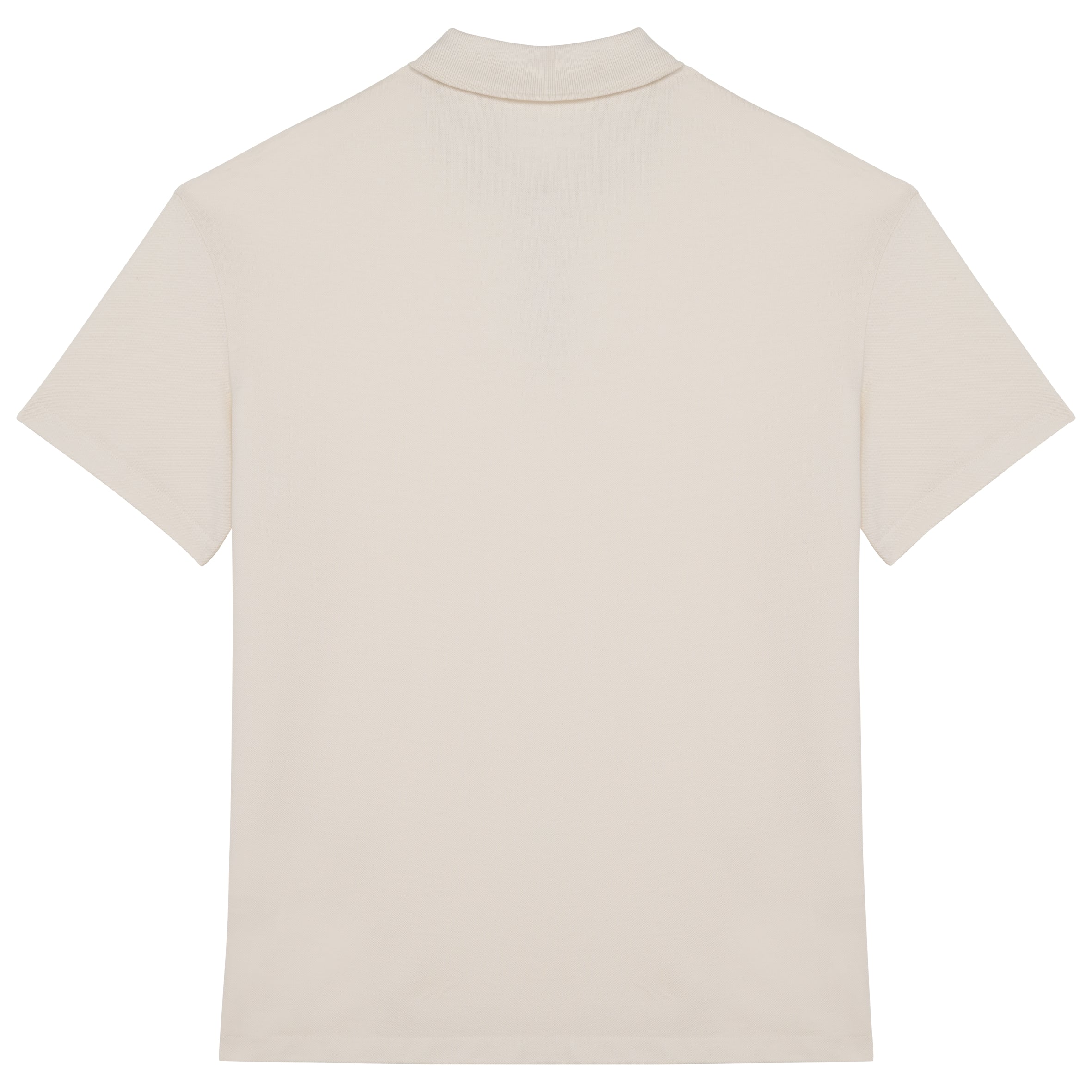 Ecologische herenpolo van piquétricot met afhangende schouders