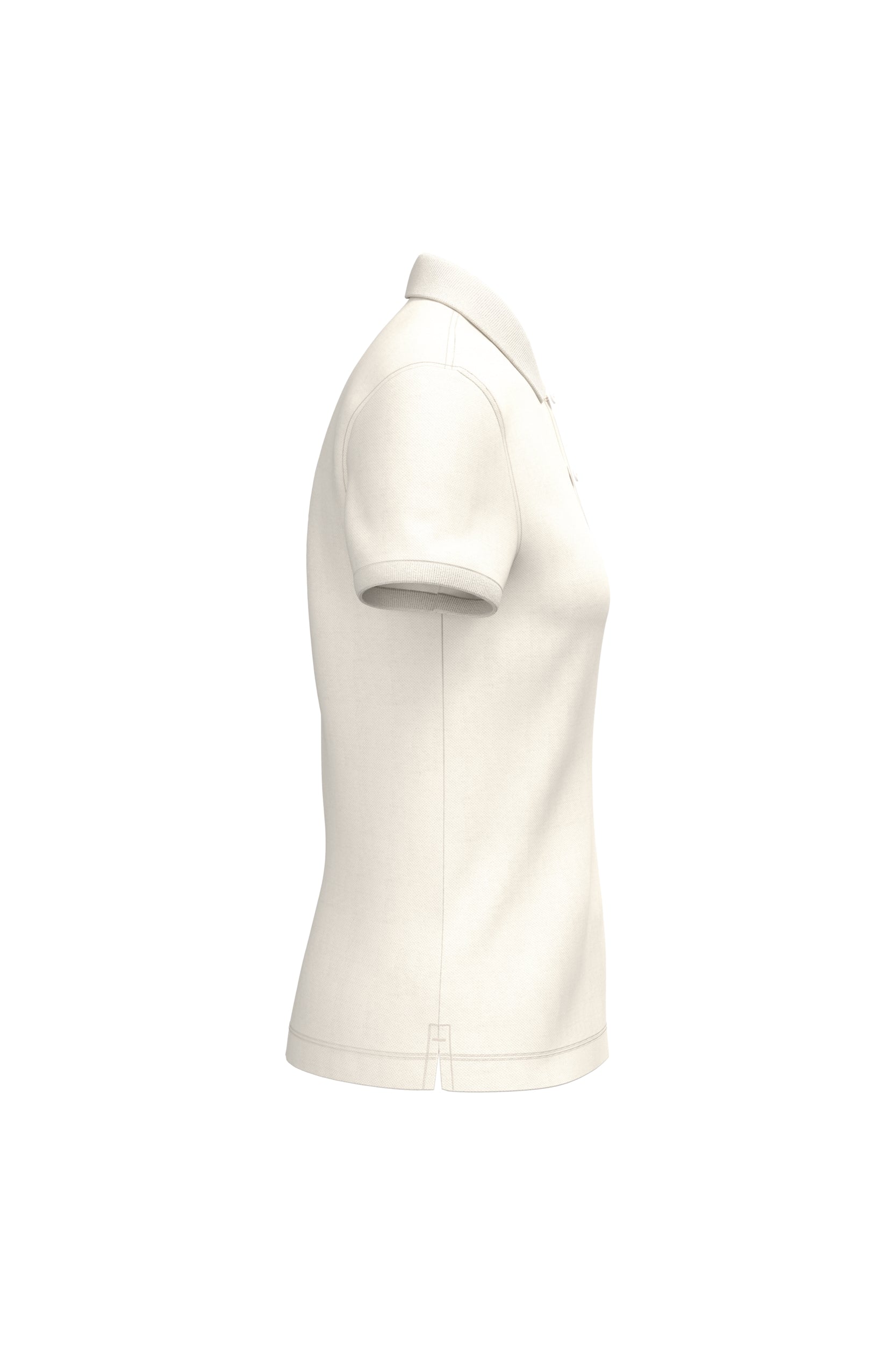 Ecologische damespolo in piquétricot