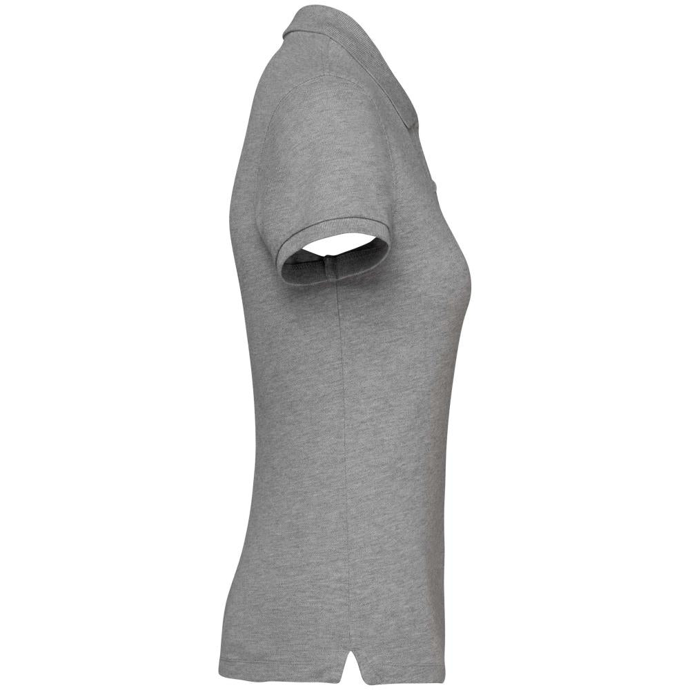 Ecologische damespolo in piquétricot