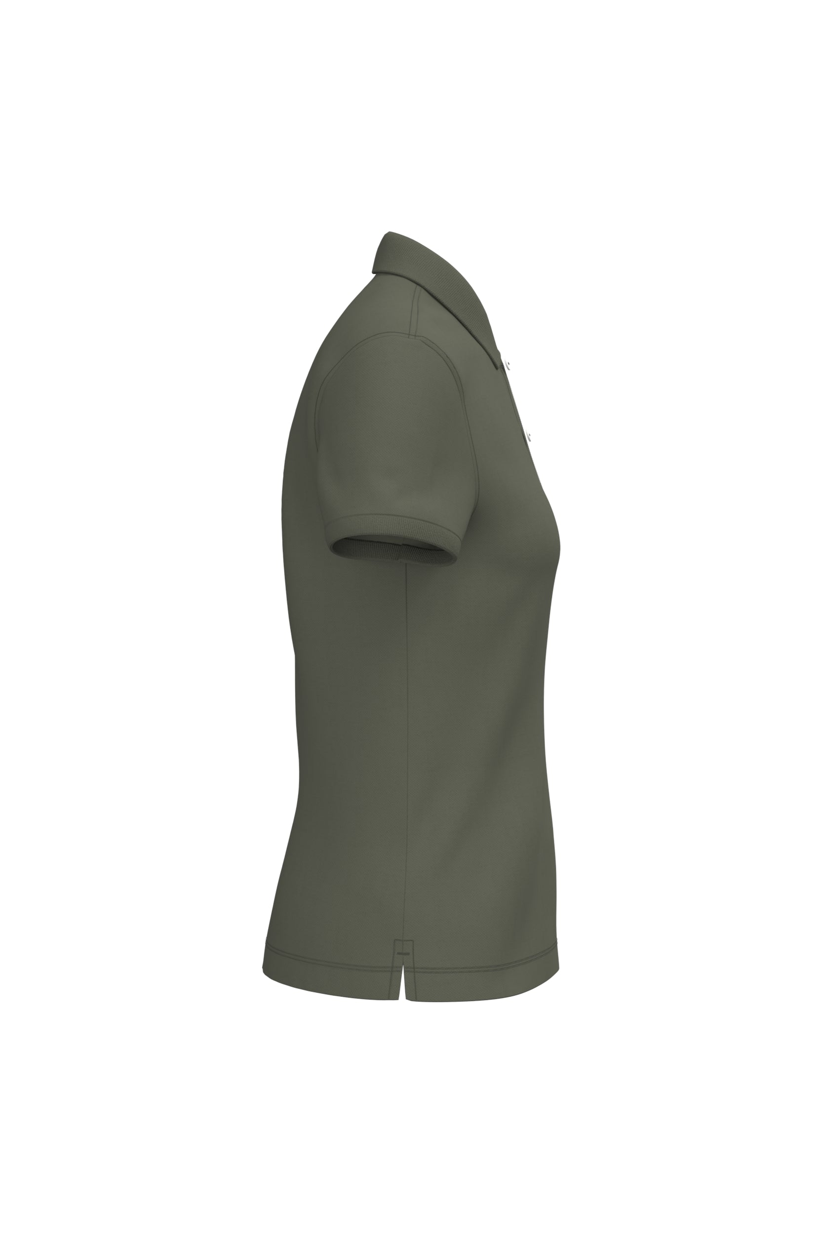 Ecologische damespolo in piquétricot