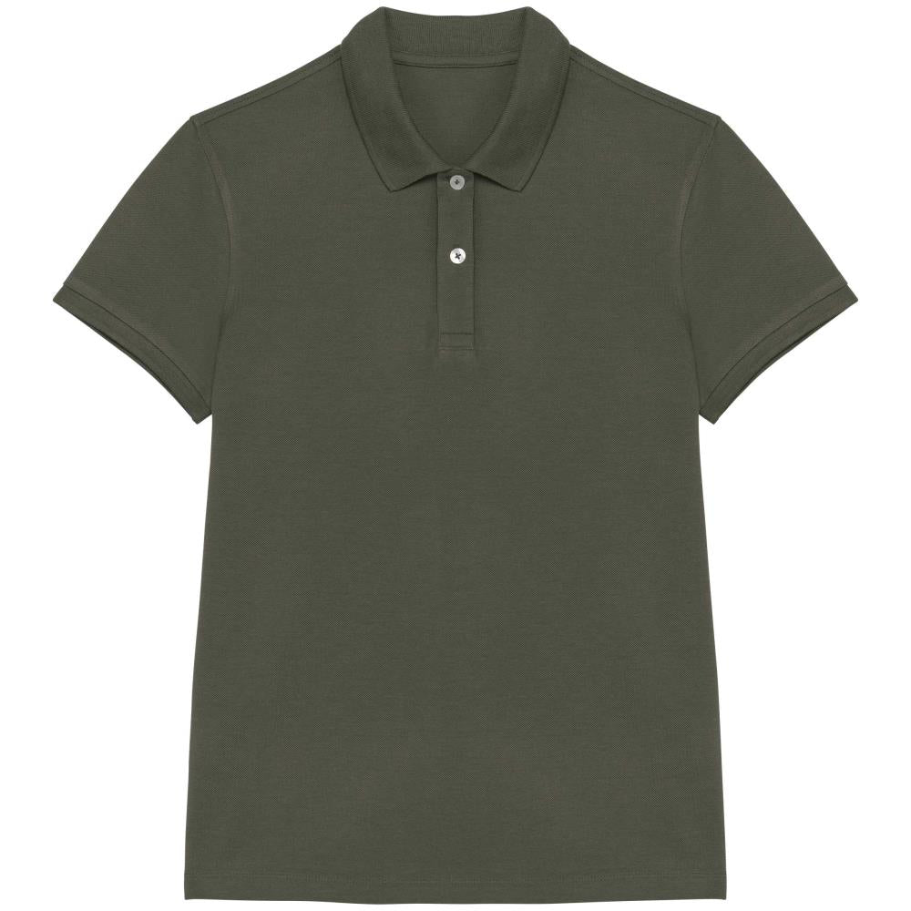 Ecologische damespolo in piquétricot