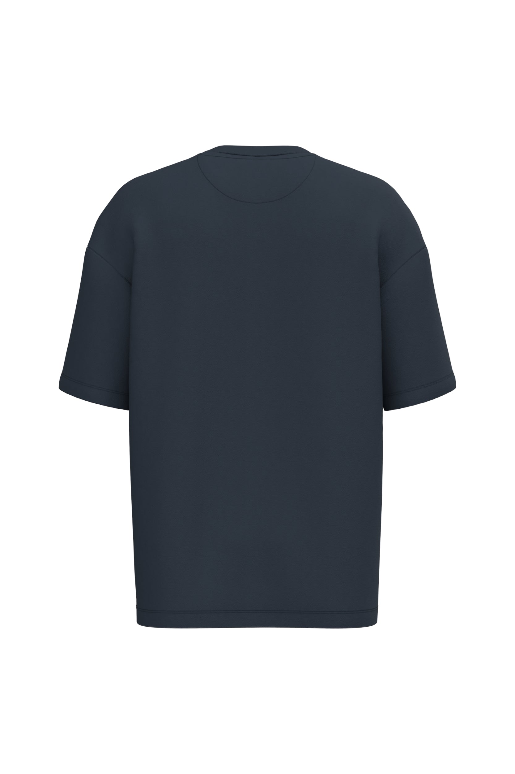 Ecologisch oversized uniseks T-shirt French Terry
