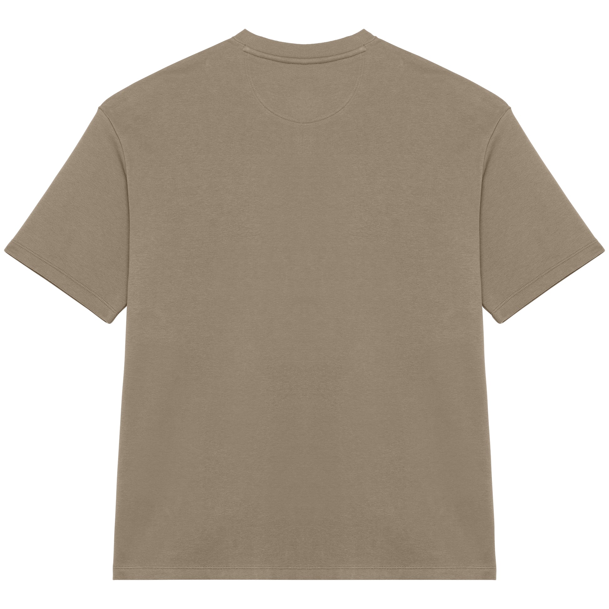 Ecologisch oversized uniseks T-shirt French Terry