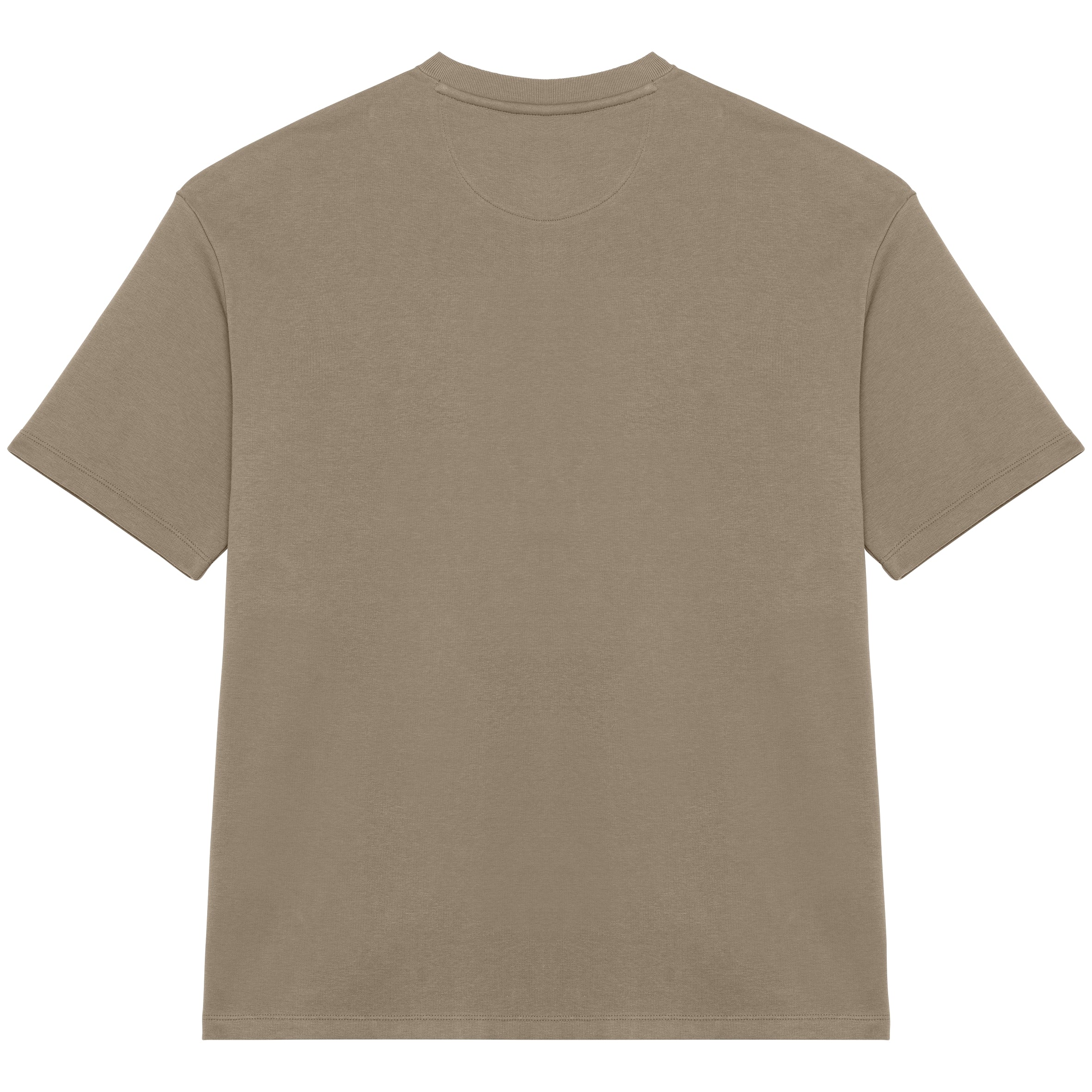 Ecologisch oversized uniseks T-shirt French Terry