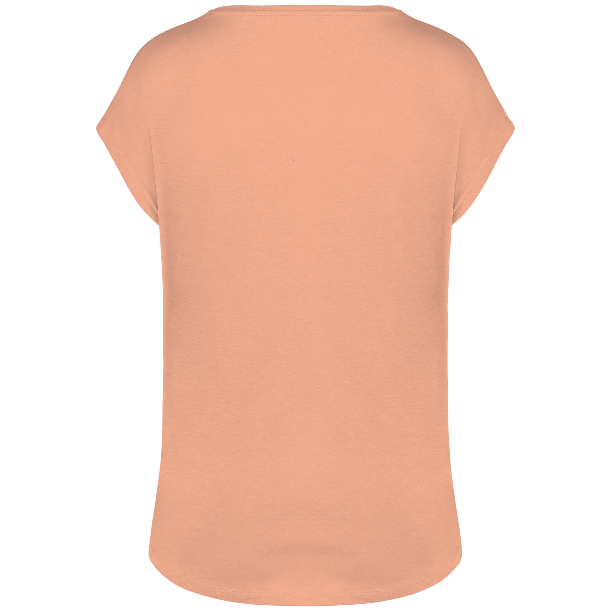 Ecologisch baggy dames-T-shirt V-hals