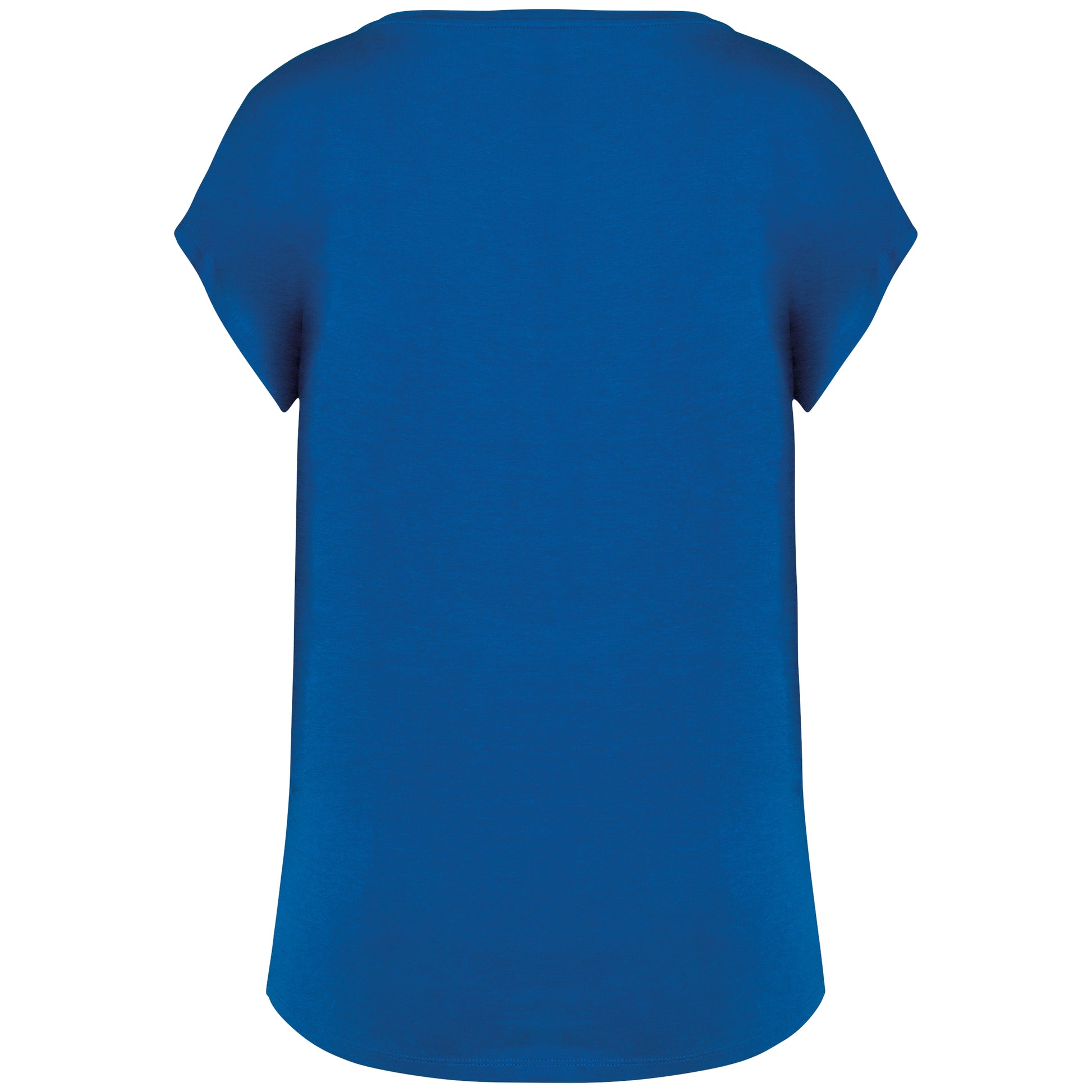 Ecologisch baggy dames-T-shirt V-hals