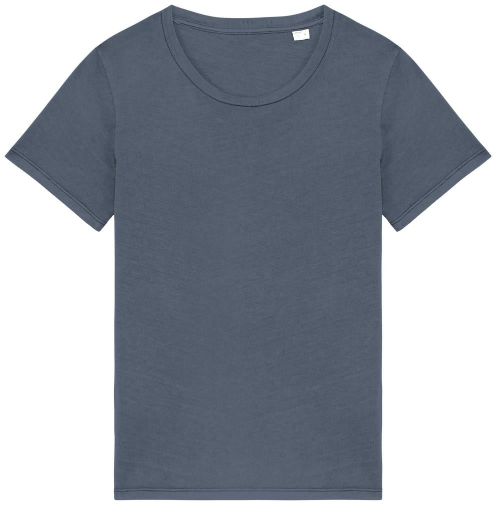 Ecologisch verwassen dames-T-shirt