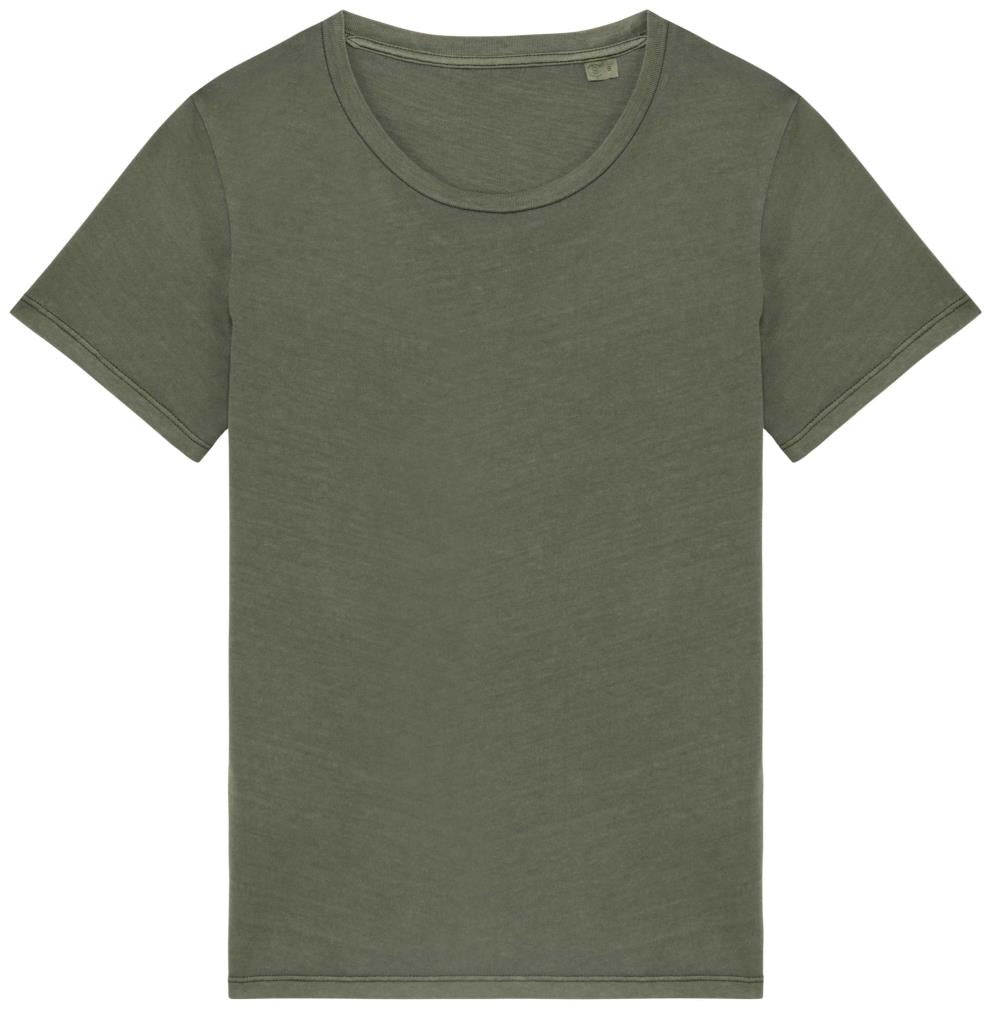 Ecologisch verwassen dames-T-shirt