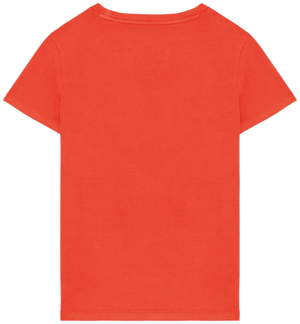 Ecologisch verwassen dames-T-shirt
