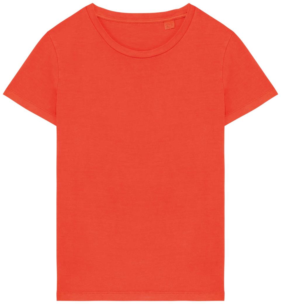 Ecologisch verwassen dames-T-shirt