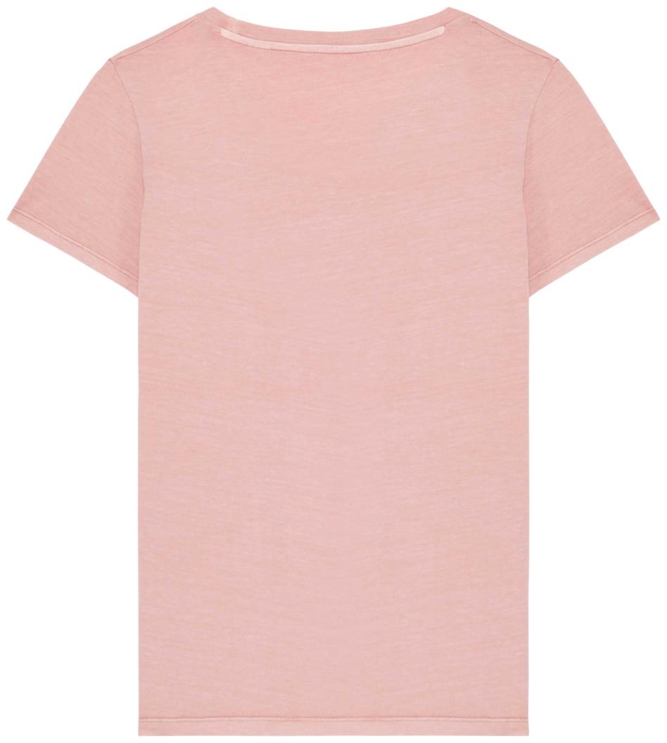 Ecologisch verwassen dames-T-shirt