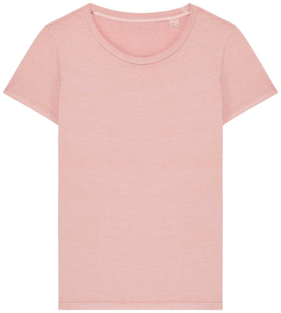 Ecologisch verwassen dames-T-shirt