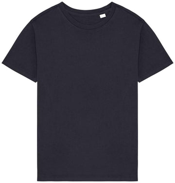 Ecologisch verwassen T-shirt ronde hals korte mouwen