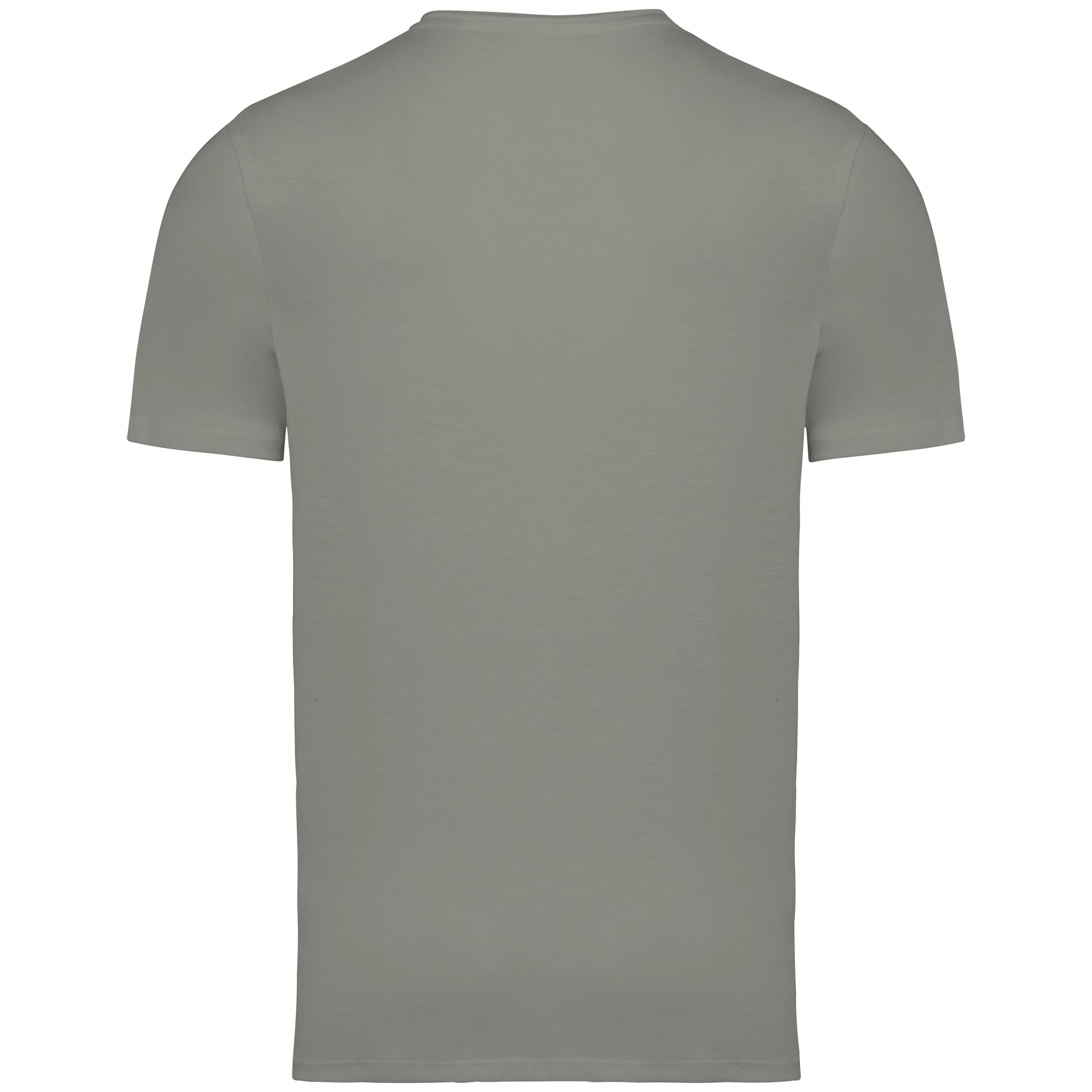 Ecologisch slub heren-T-shirt onafgewerkte randen