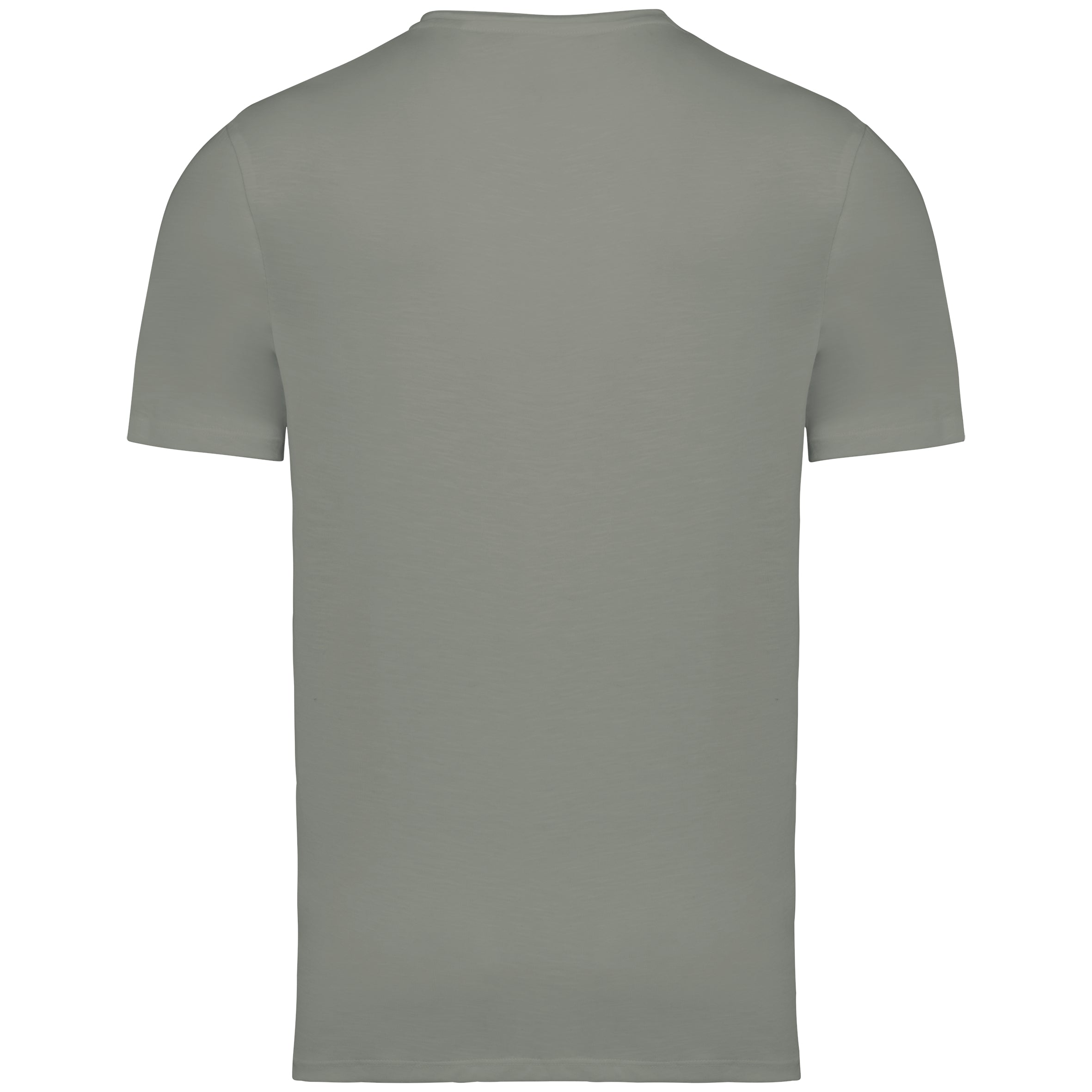 Ecologisch slub heren-T-shirt onafgewerkte randen