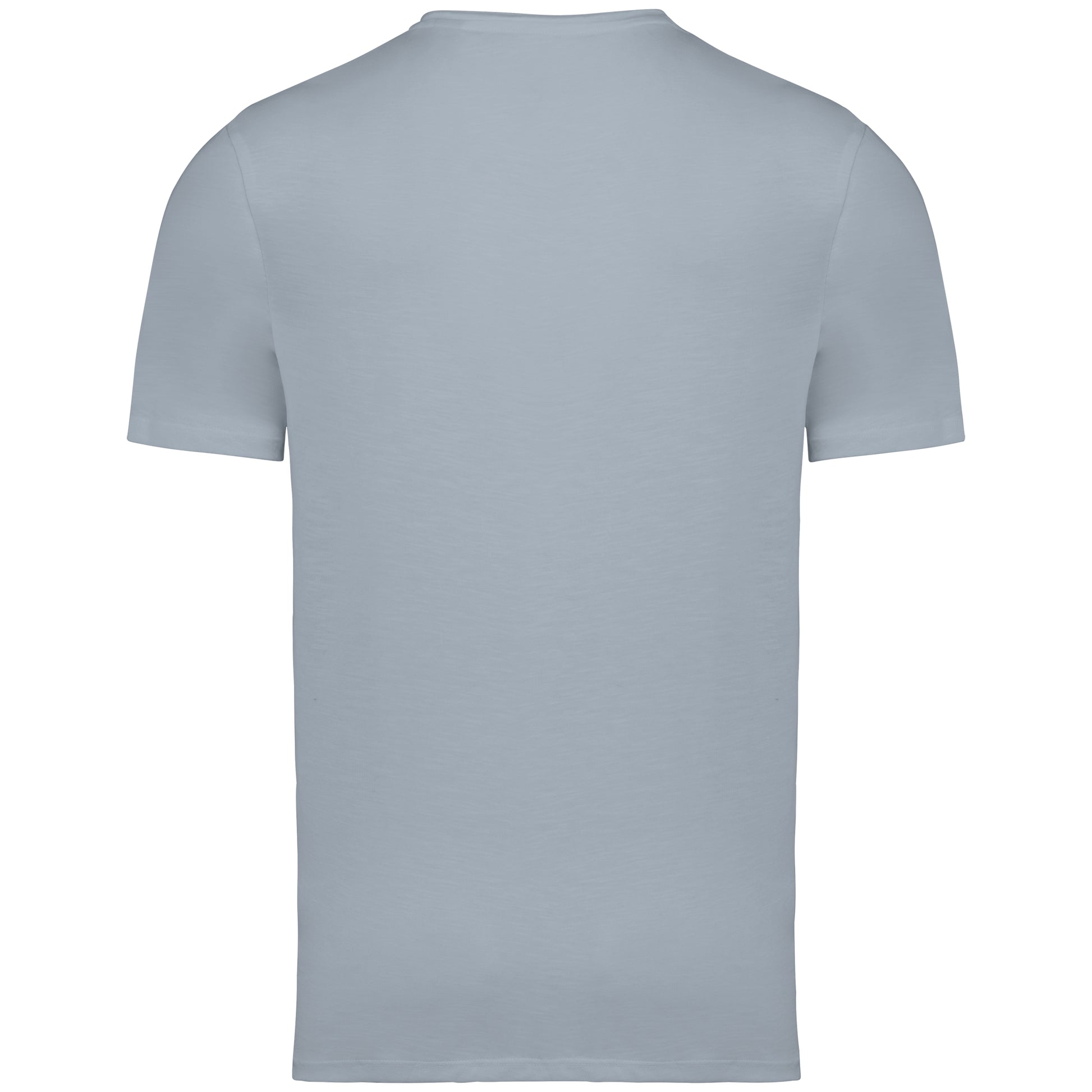 Ecologisch slub heren-T-shirt onafgewerkte randen
