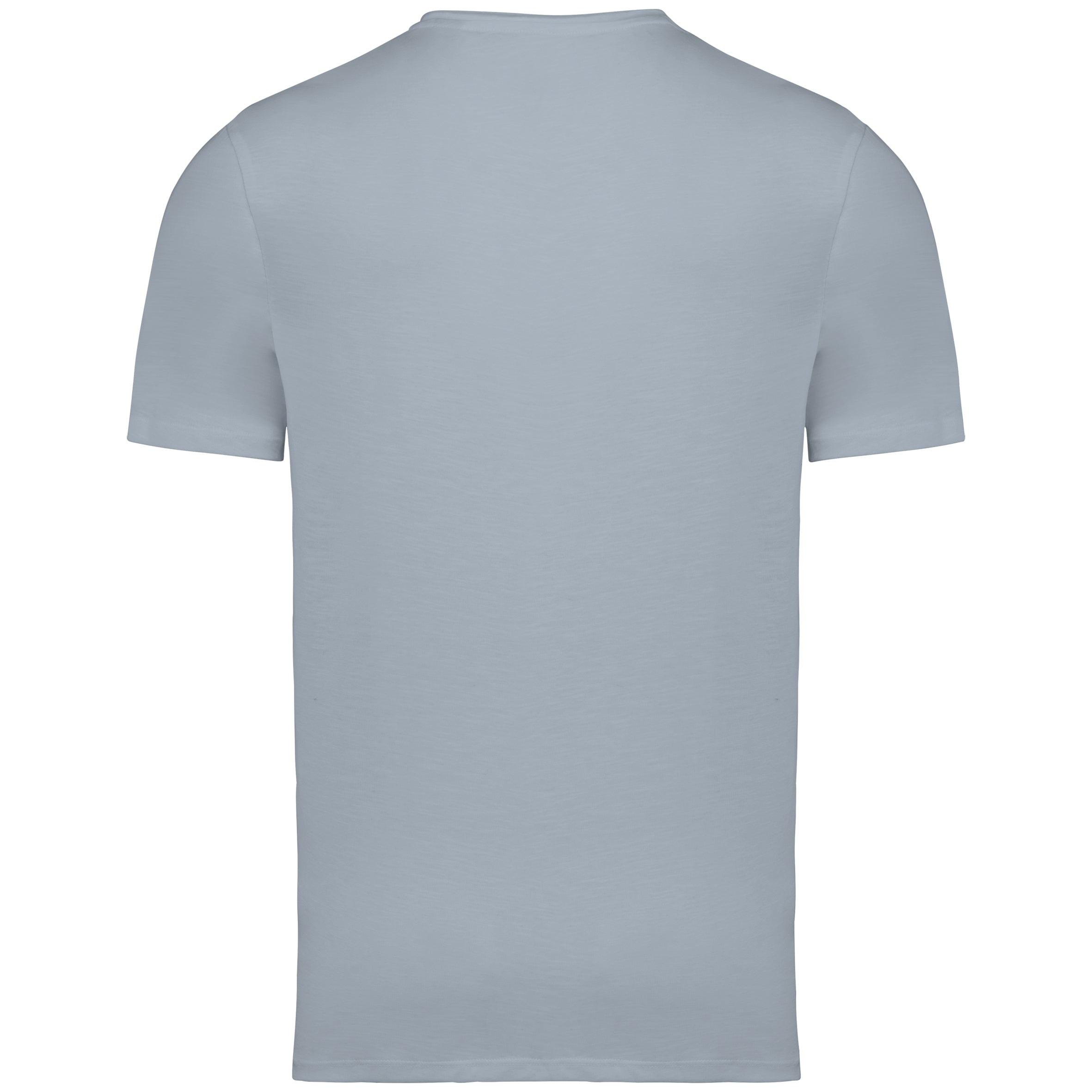 Ecologisch slub heren-T-shirt onafgewerkte randen
