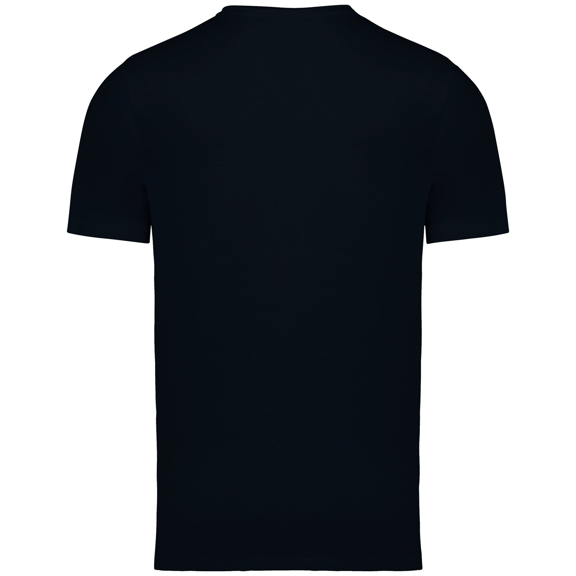 Ecologisch slub heren-T-shirt onafgewerkte randen