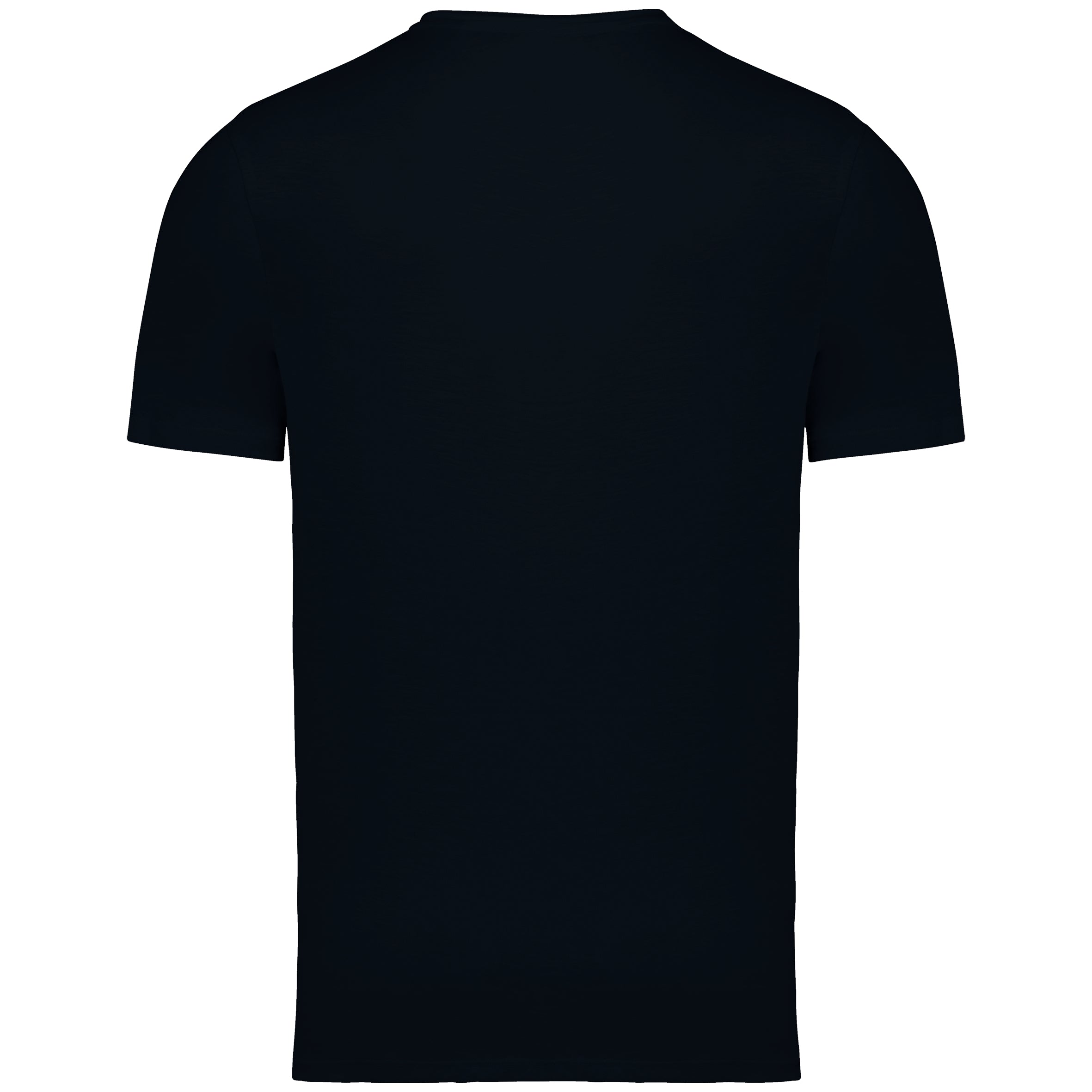 Ecologisch slub heren-T-shirt onafgewerkte randen