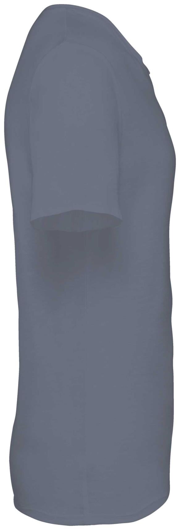 Ecologisch slub heren-T-shirt onafgewerkte randen