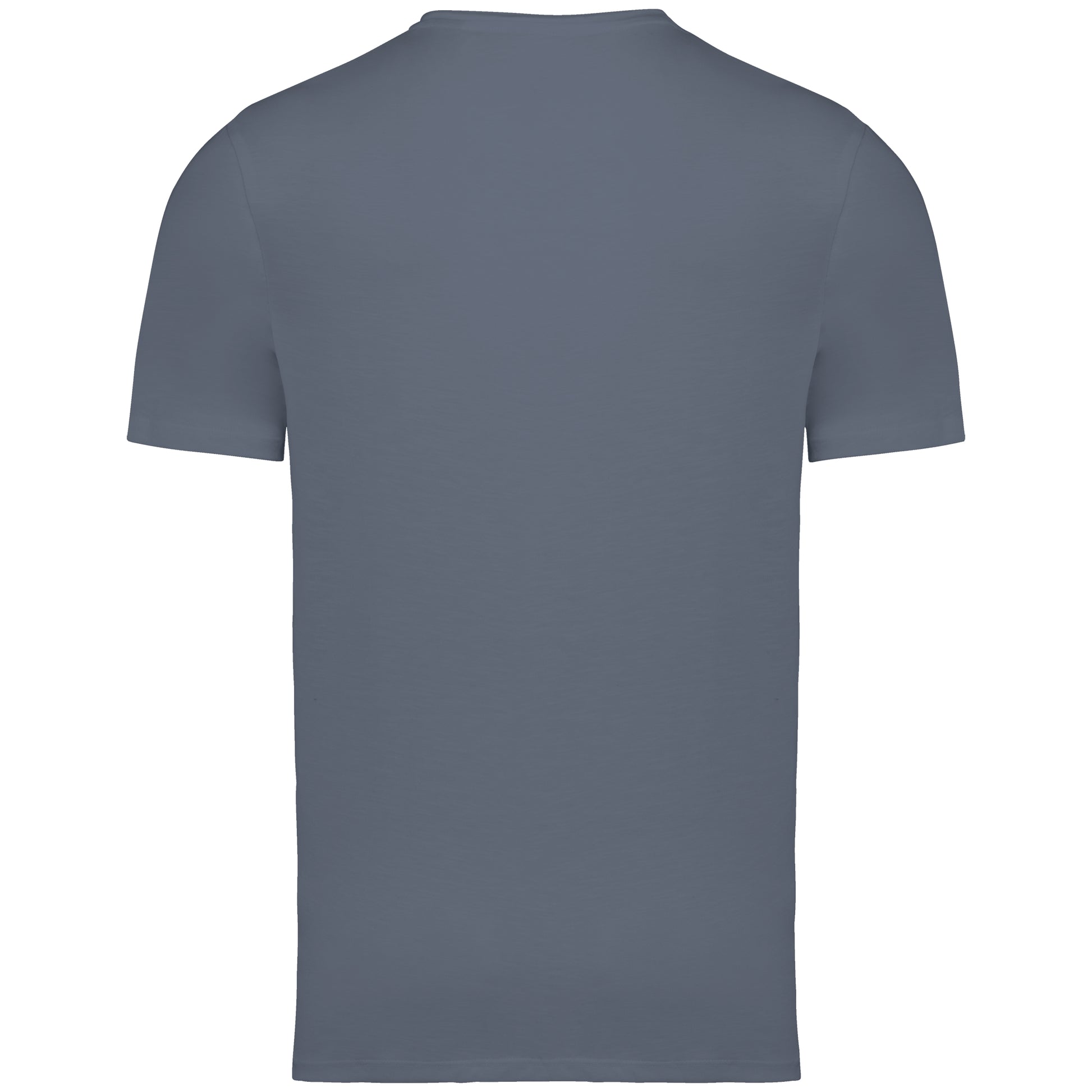 Ecologisch slub heren-T-shirt onafgewerkte randen