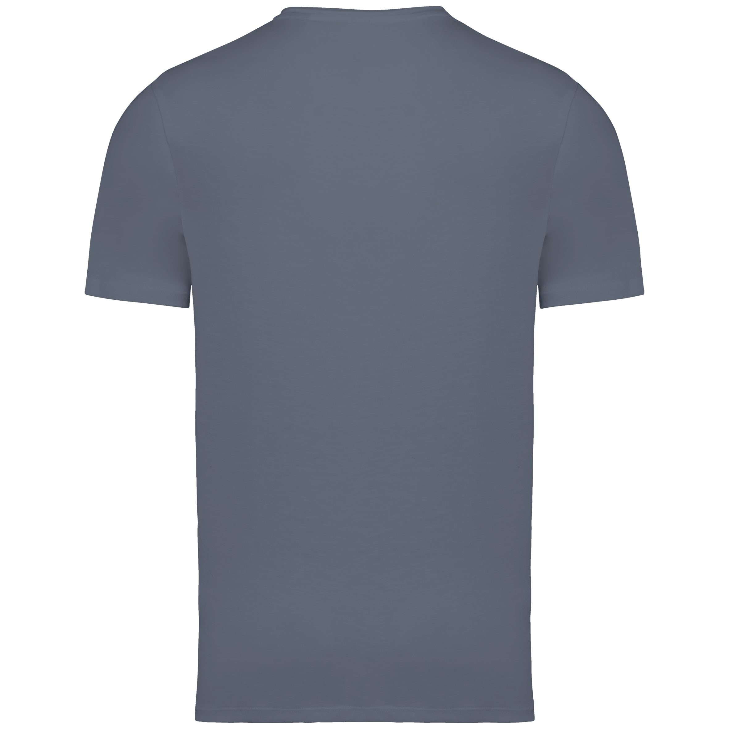 Ecologisch slub heren-T-shirt onafgewerkte randen