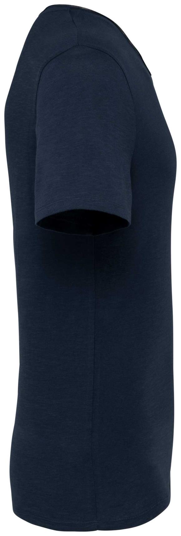 Ecologisch slub heren-T-shirt onafgewerkte randen