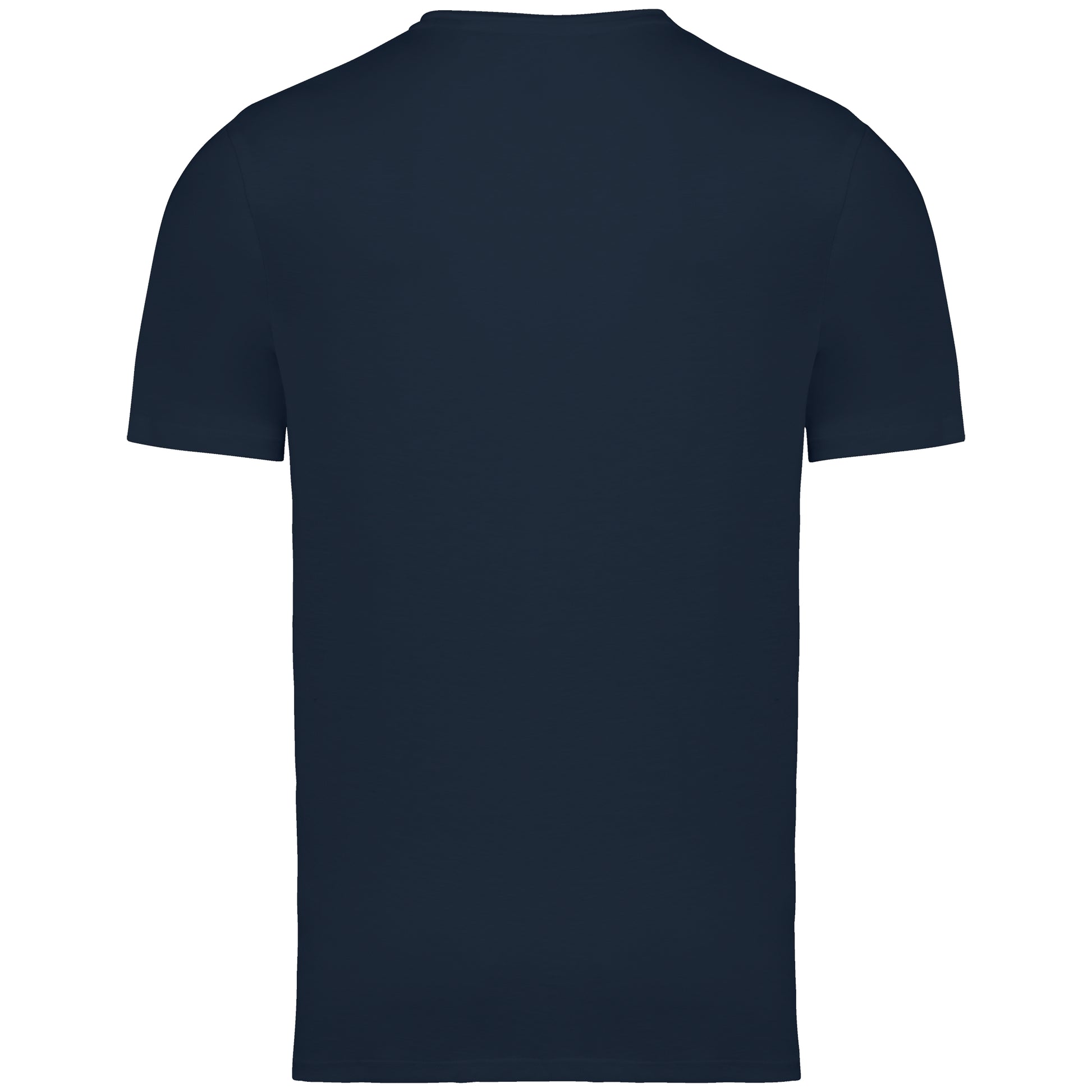 Ecologisch slub heren-T-shirt onafgewerkte randen