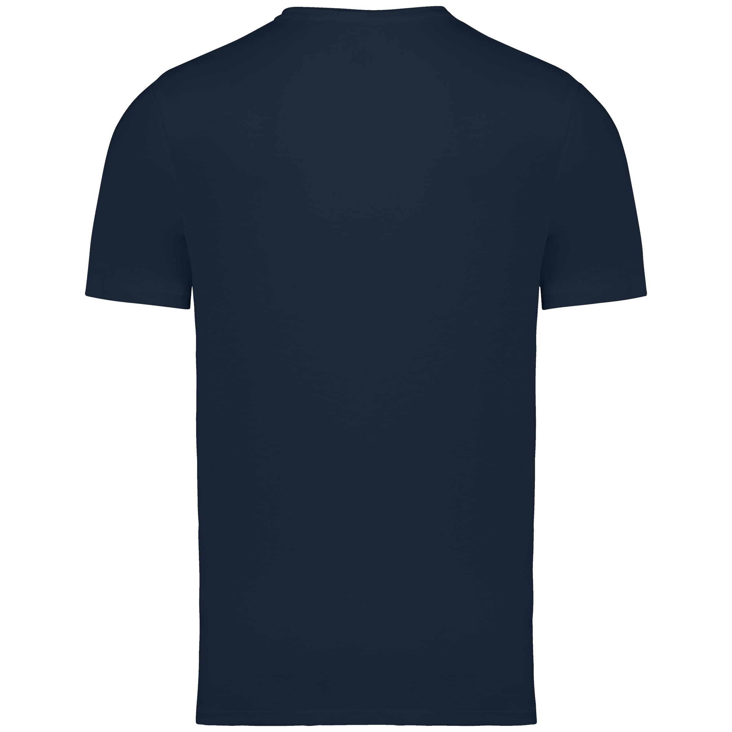 Ecologisch slub heren-T-shirt onafgewerkte randen