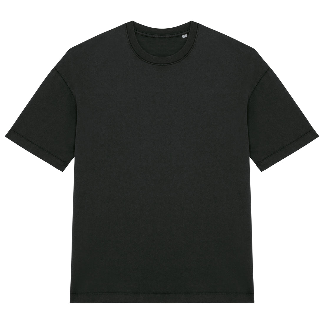 Ecologisch oversized verwassen heren-T-shirt